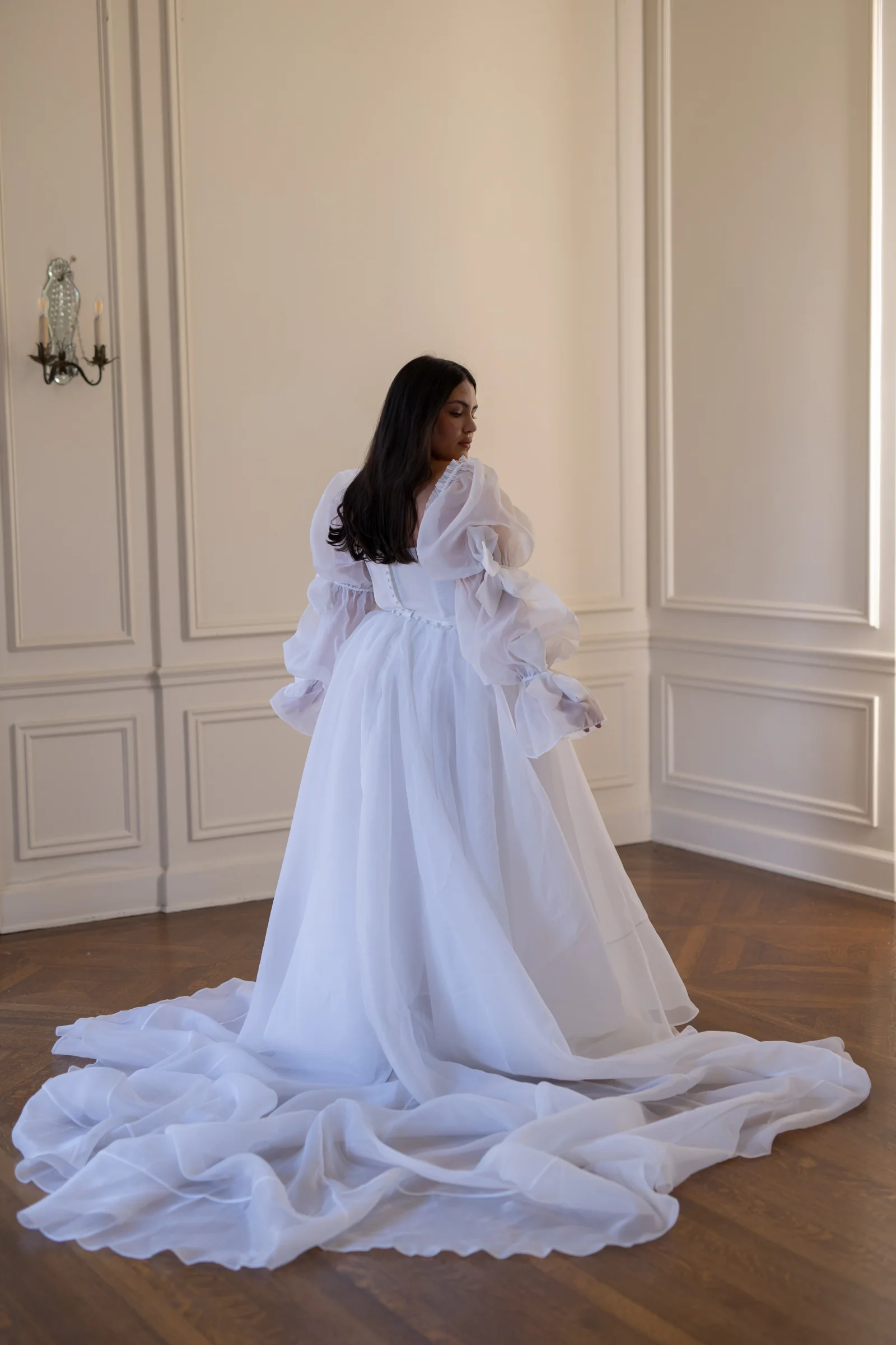 The Ivory Capulet Gown - Image 21