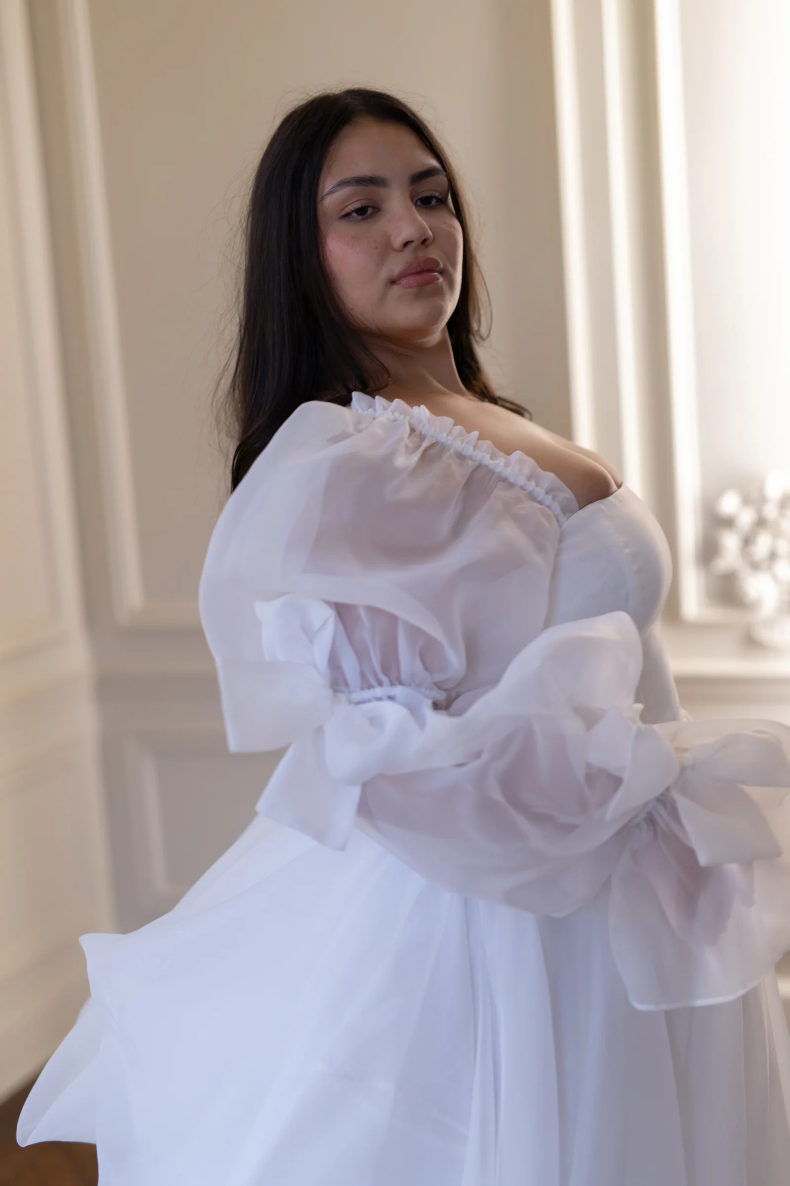 The Ivory Capulet Gown - Image 22