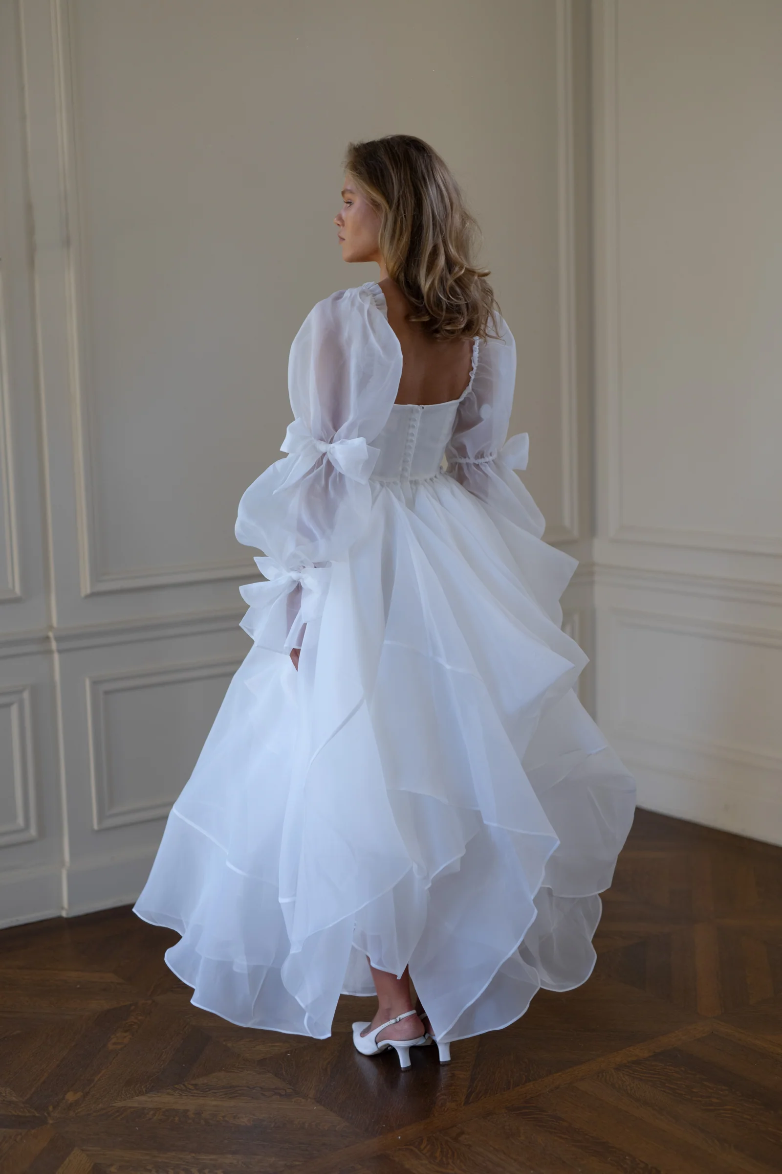 The Ivory Capulet Gown - Image 9