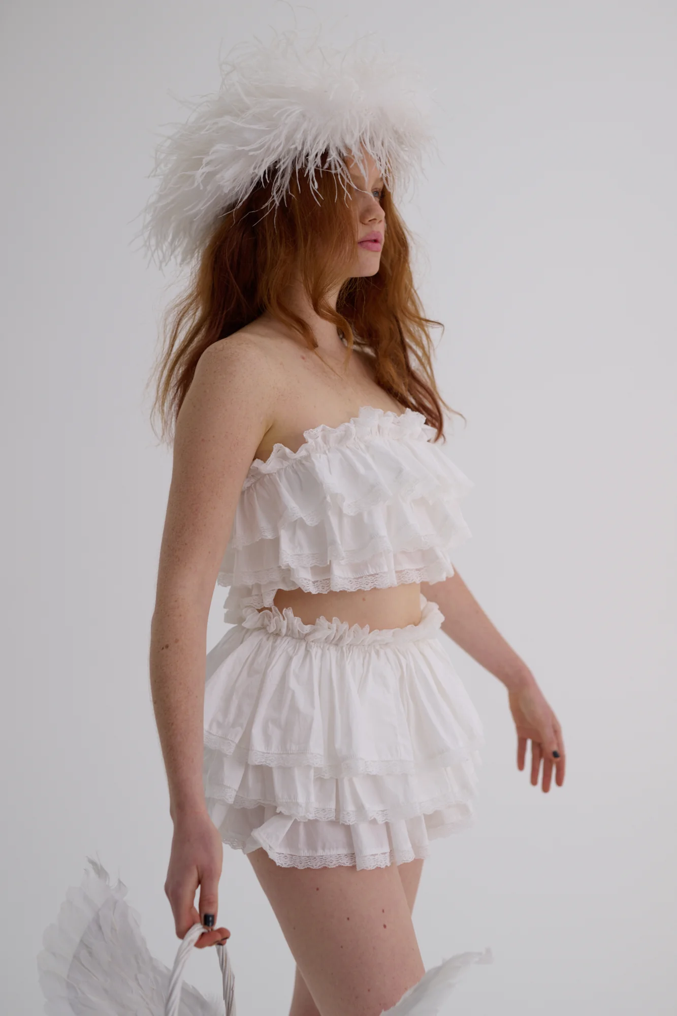 The Ivory Cotton Dauphine Knickers - Image 11