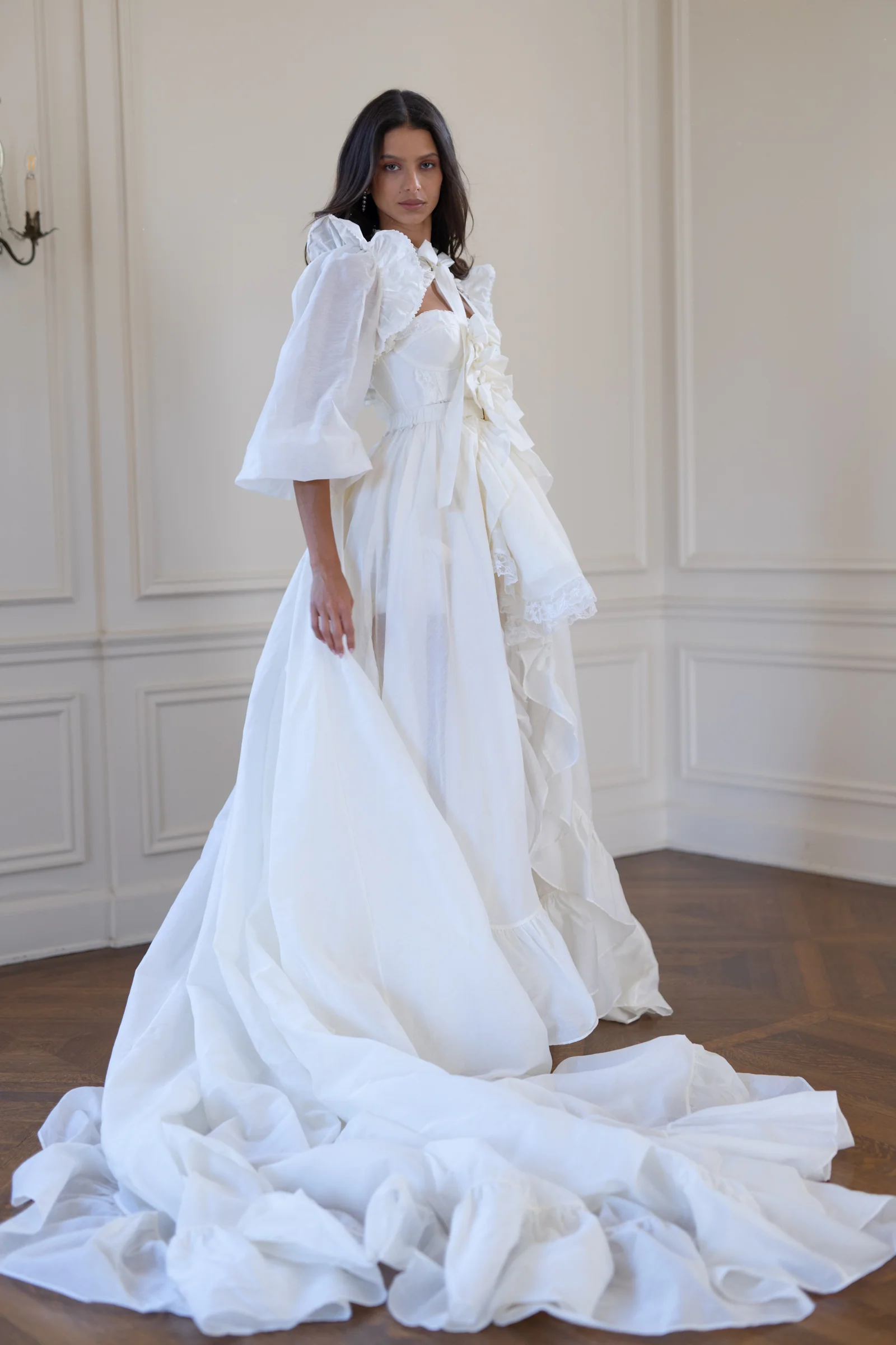 The Ivory Duchess Tournure - Image 2
