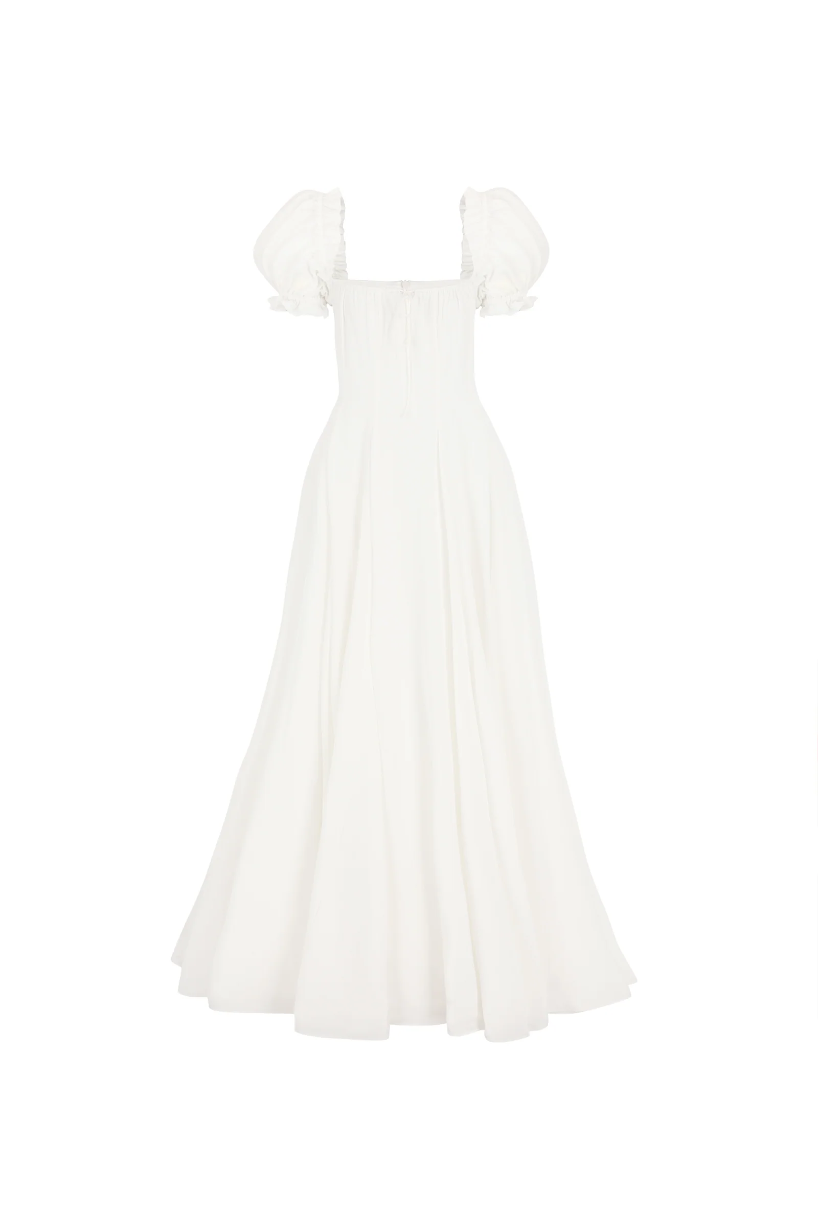 The Ivory Silk Garden Party Gown - Image 4