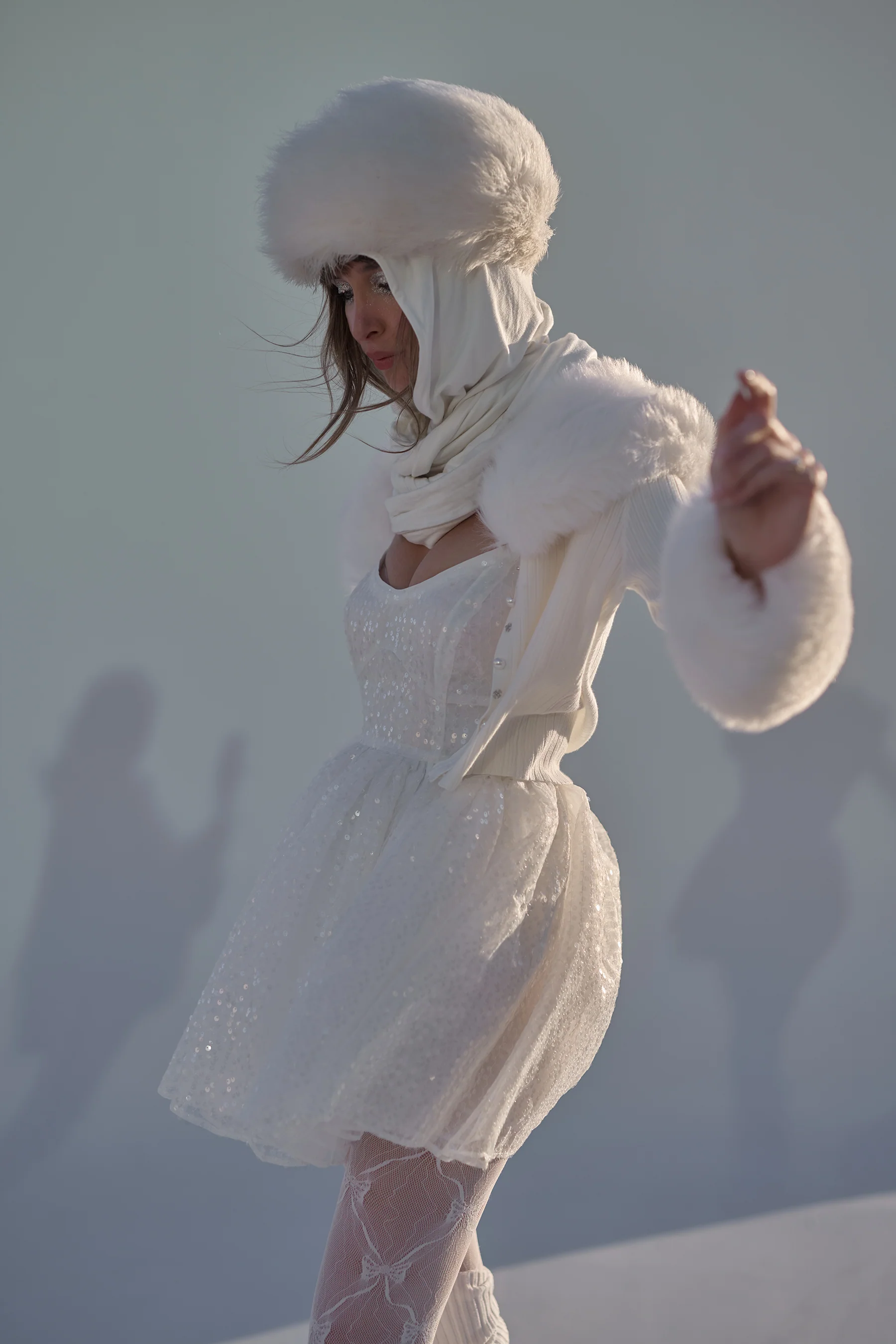 The Ivory Ice Skate Home Cardi - Image 5