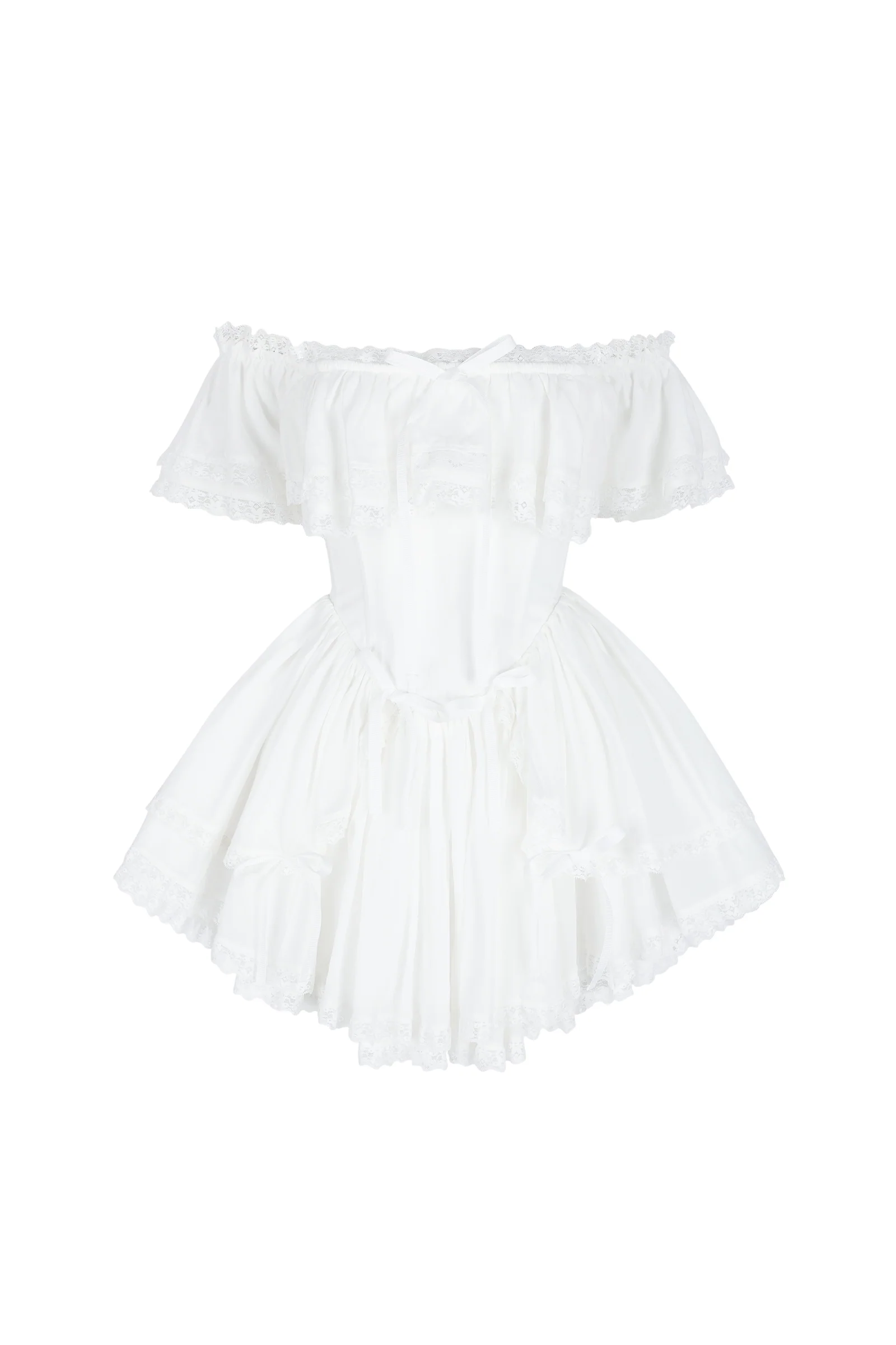 The Ivory Hug Me Mini Dress - Image 4