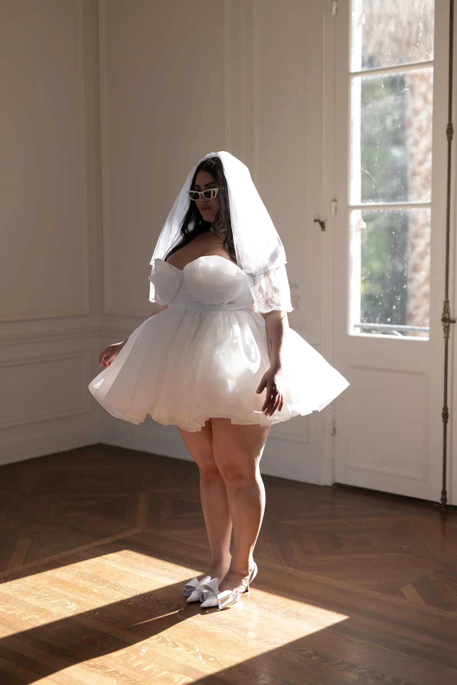 The Ivory Party Blue Moon Dress - Image 9