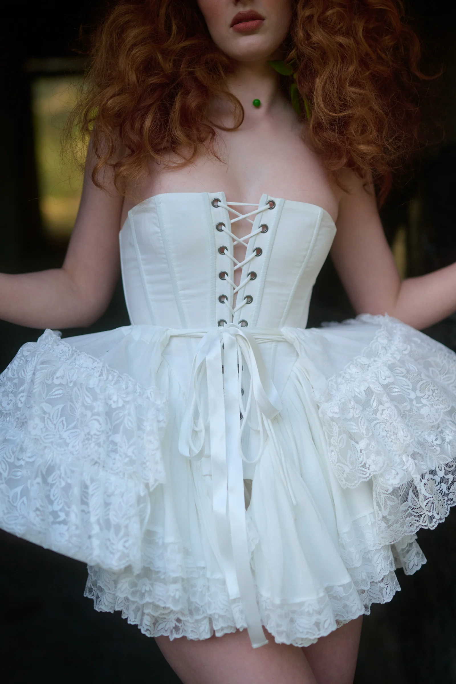 The Ivory Ruffle Cage - Image 12