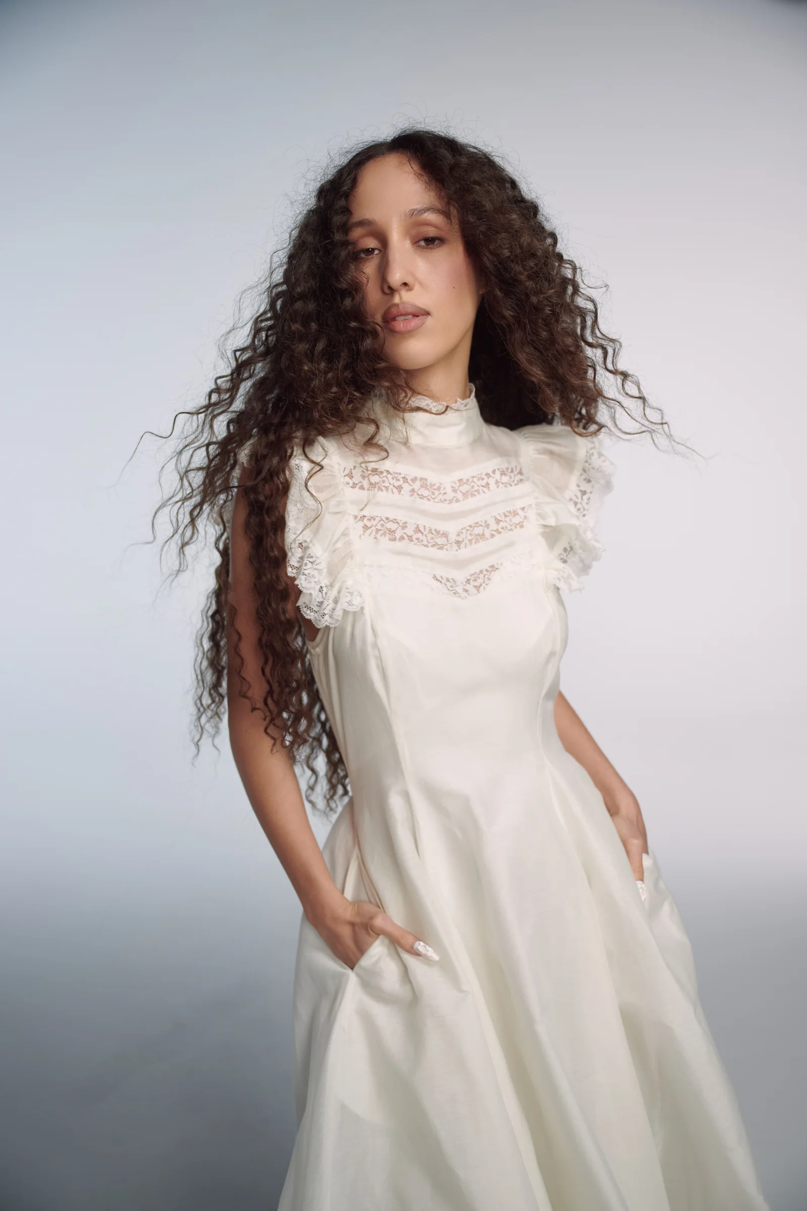 The Ivory Tuck Dress - Image 8