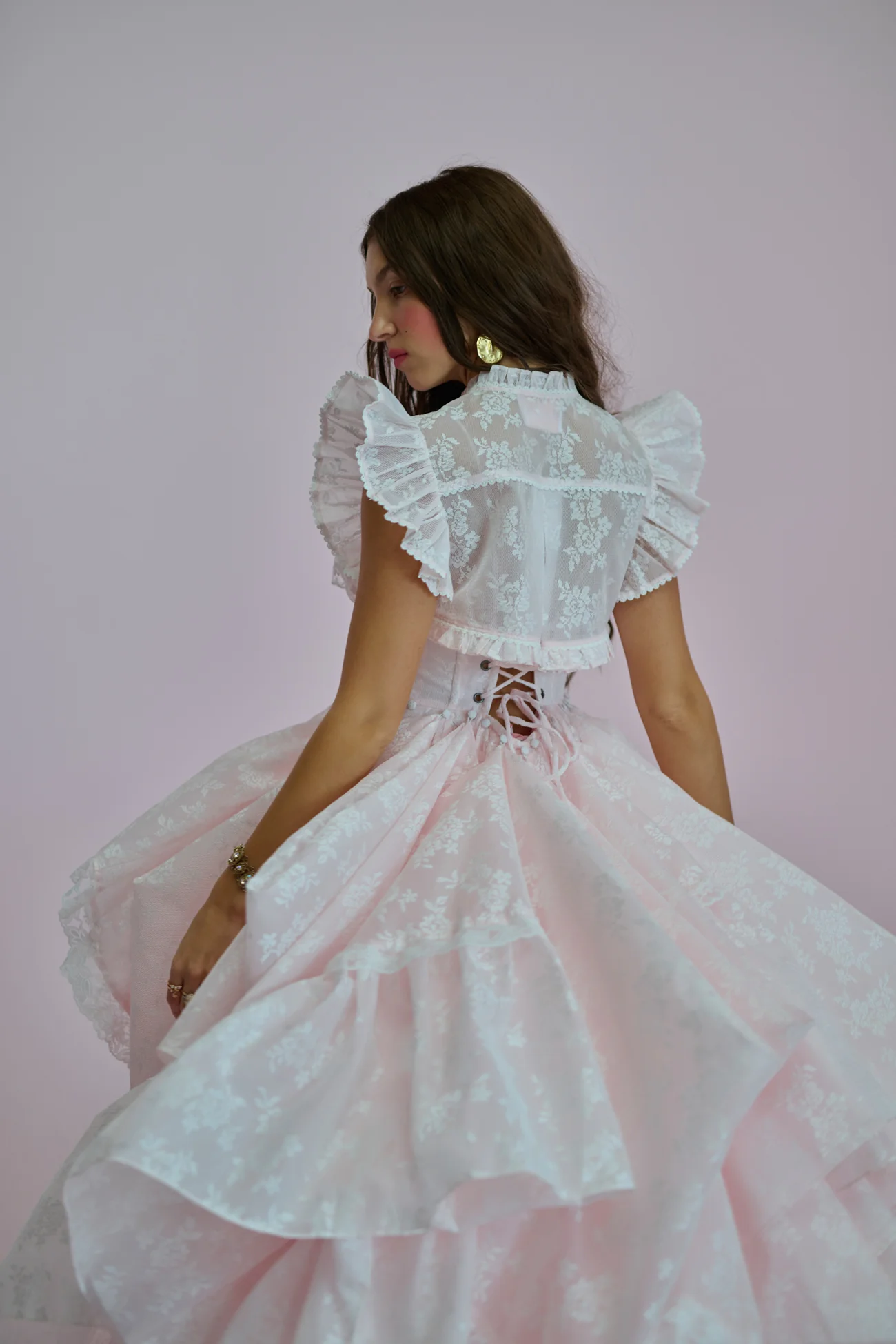 The Pink Lace For Lovers Gown - Image 11