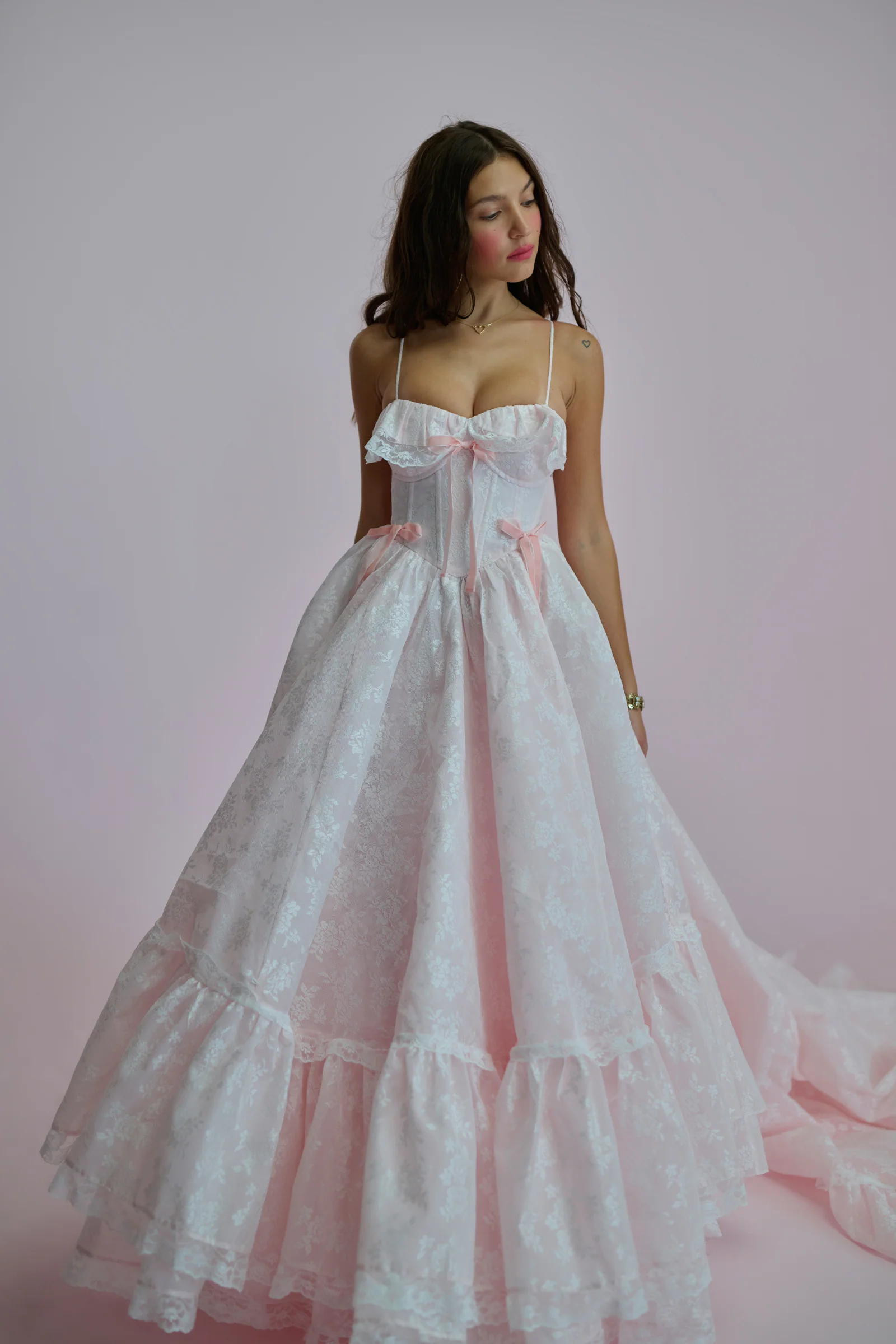 The Pink Lace For Lovers Gown - Image 7