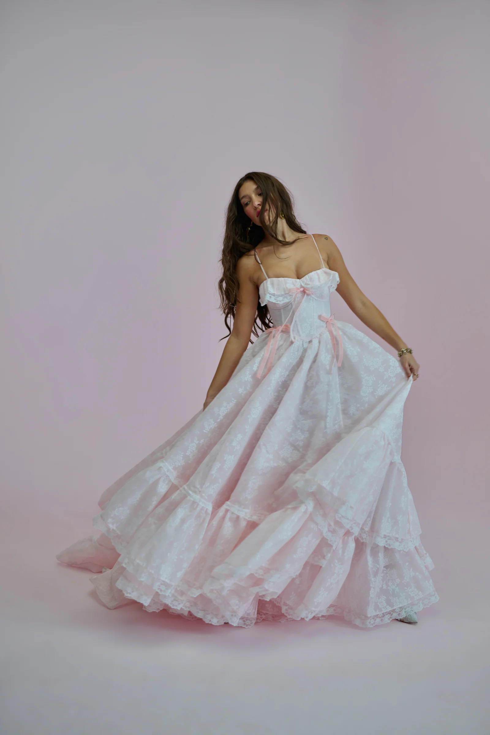 The Pink Lace For Lovers Gown - Image 8