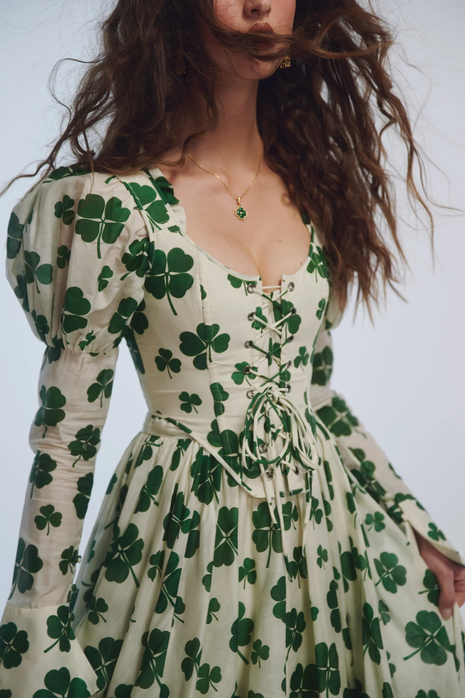 Luck Of The Irish Duchess Corset - Image 2