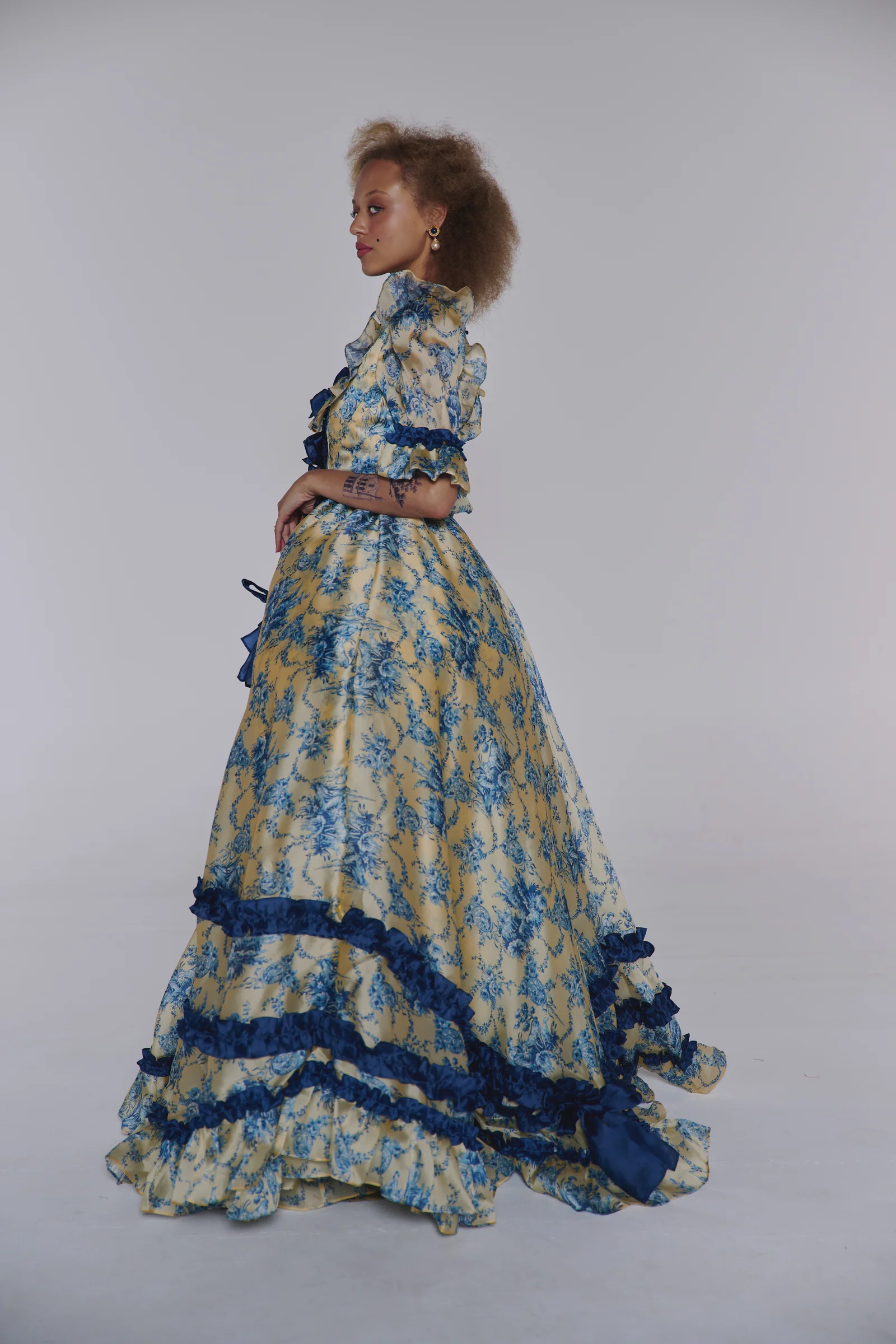 The Silk Satin Lumière Antoinette Gown - Image 5
