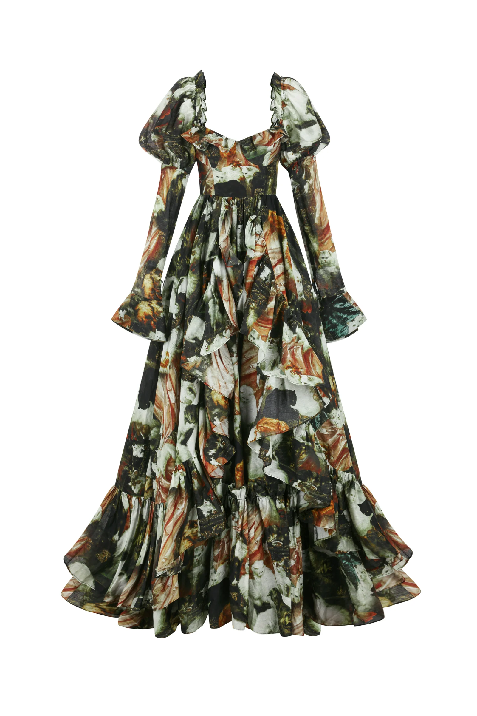 My Wife's Lovers Princess Silk Organdy Maiden Gown - Image 12