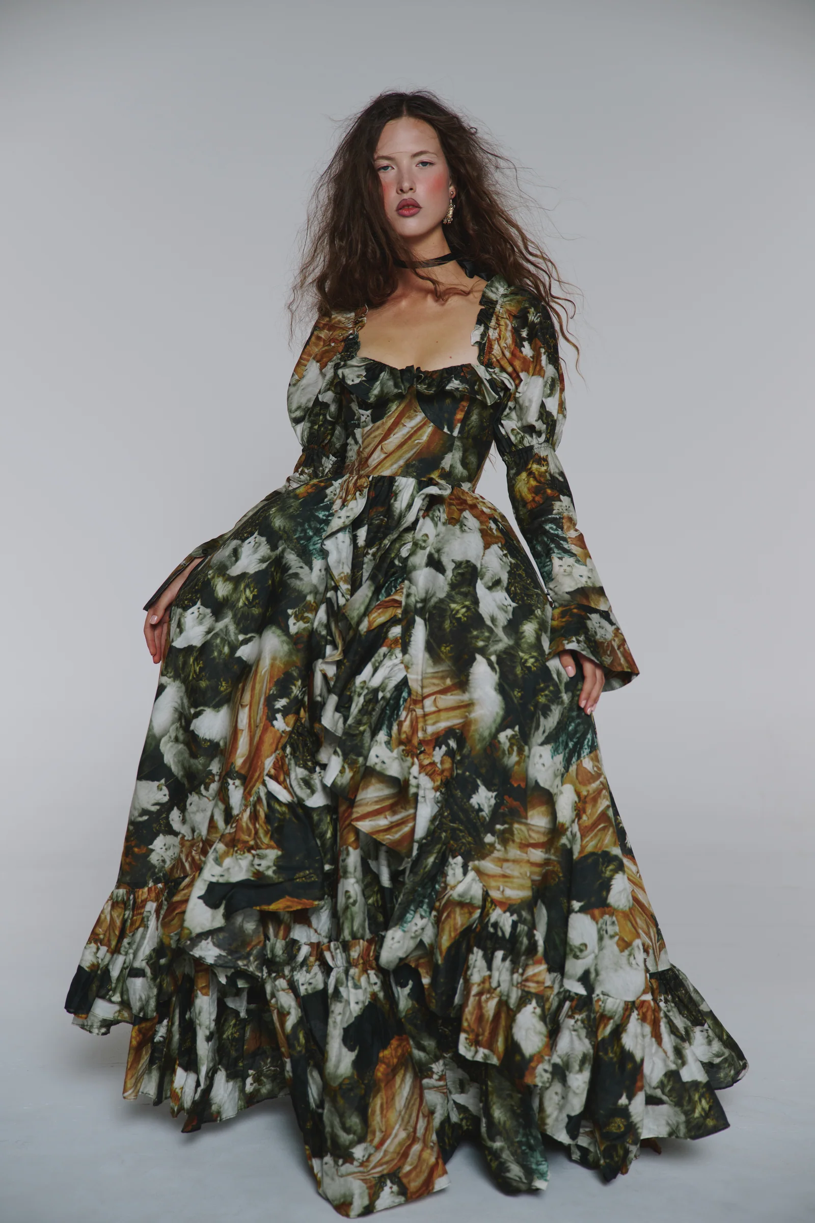 My Wife's Lovers Princess Silk Organdy Maiden Gown - Image 13