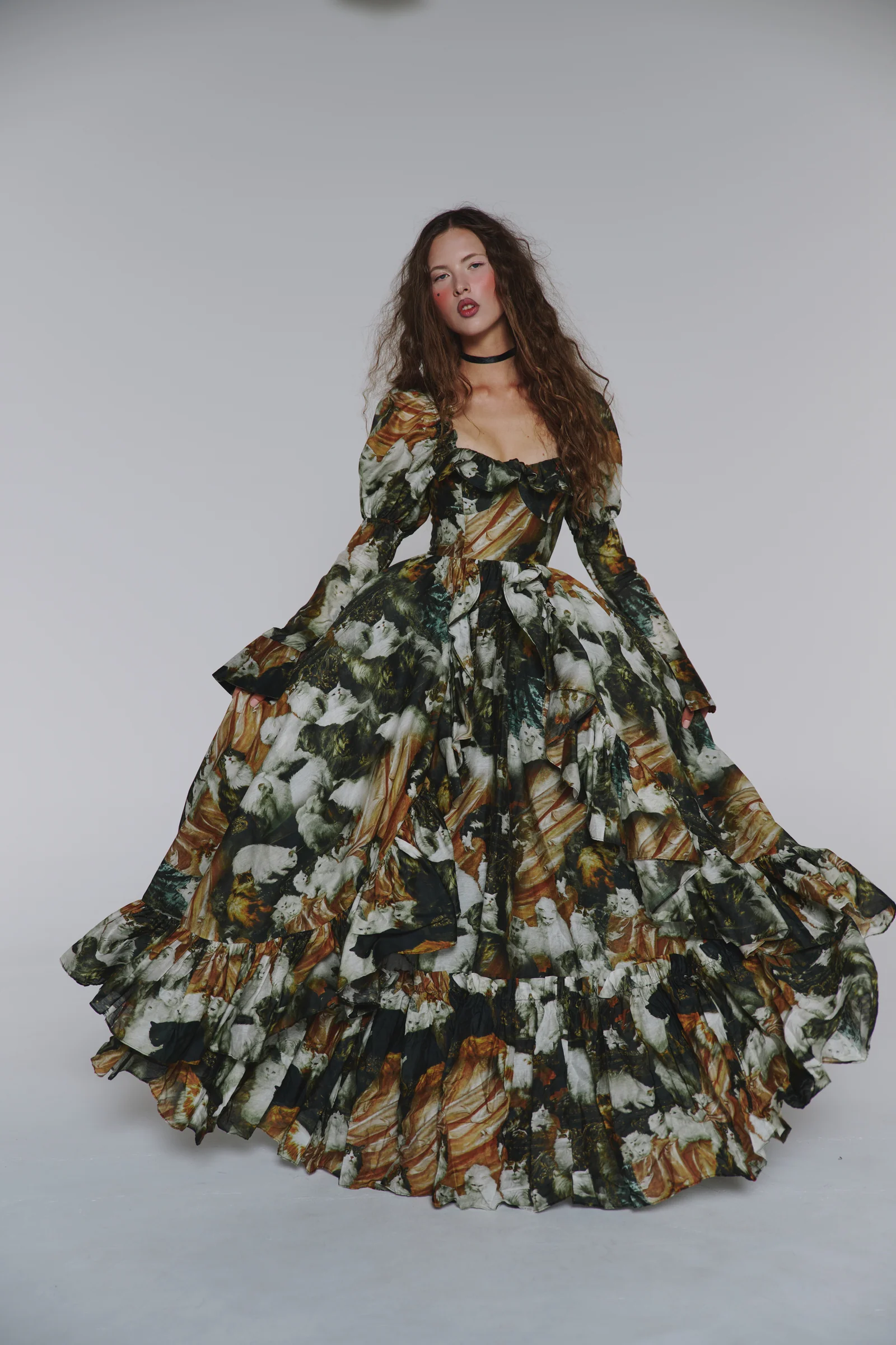 My Wife's Lovers Princess Silk Organdy Maiden Gown - Image 5