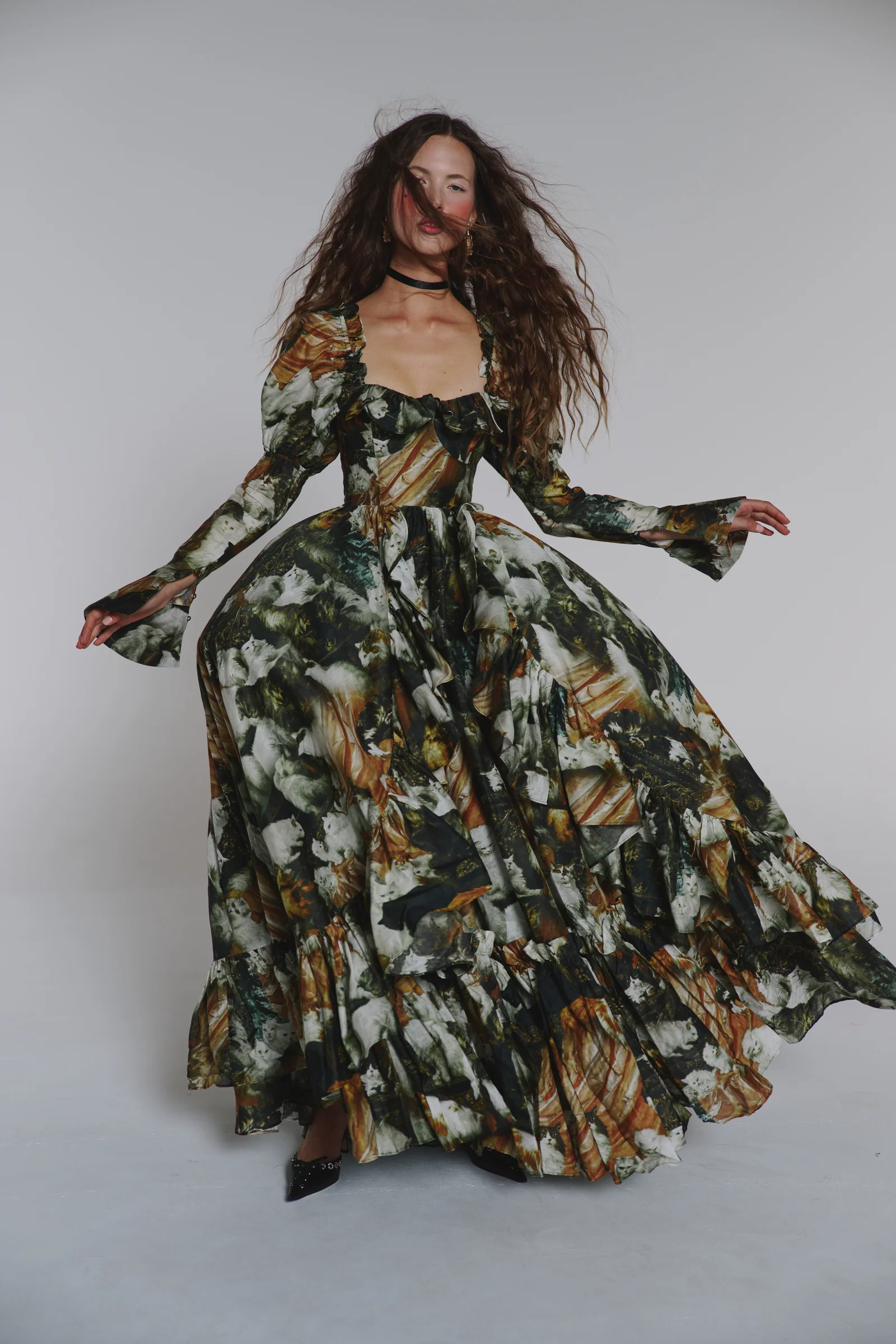 My Wife's Lovers Princess Silk Organdy Maiden Gown - Image 7