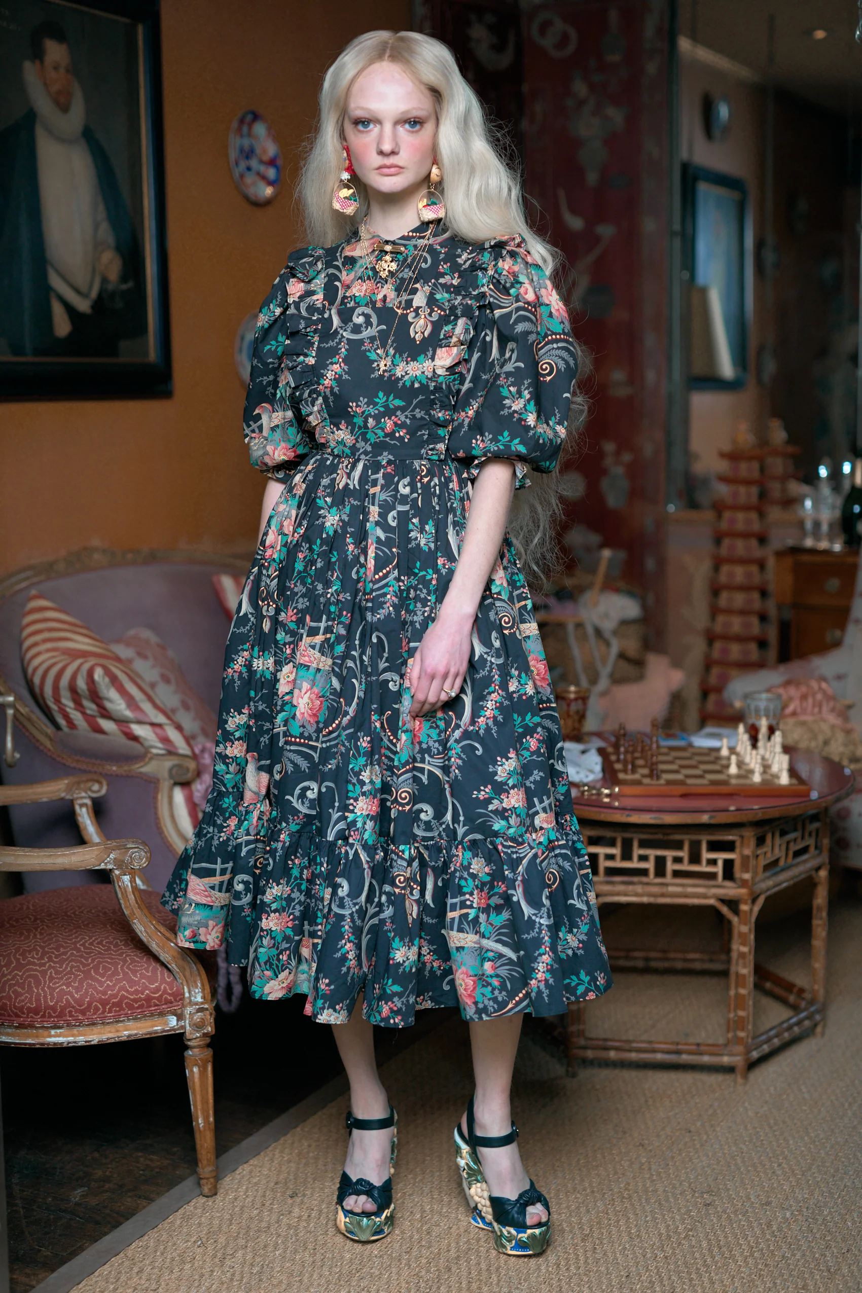 The Night in Paris French Storybook Dress - Image 11