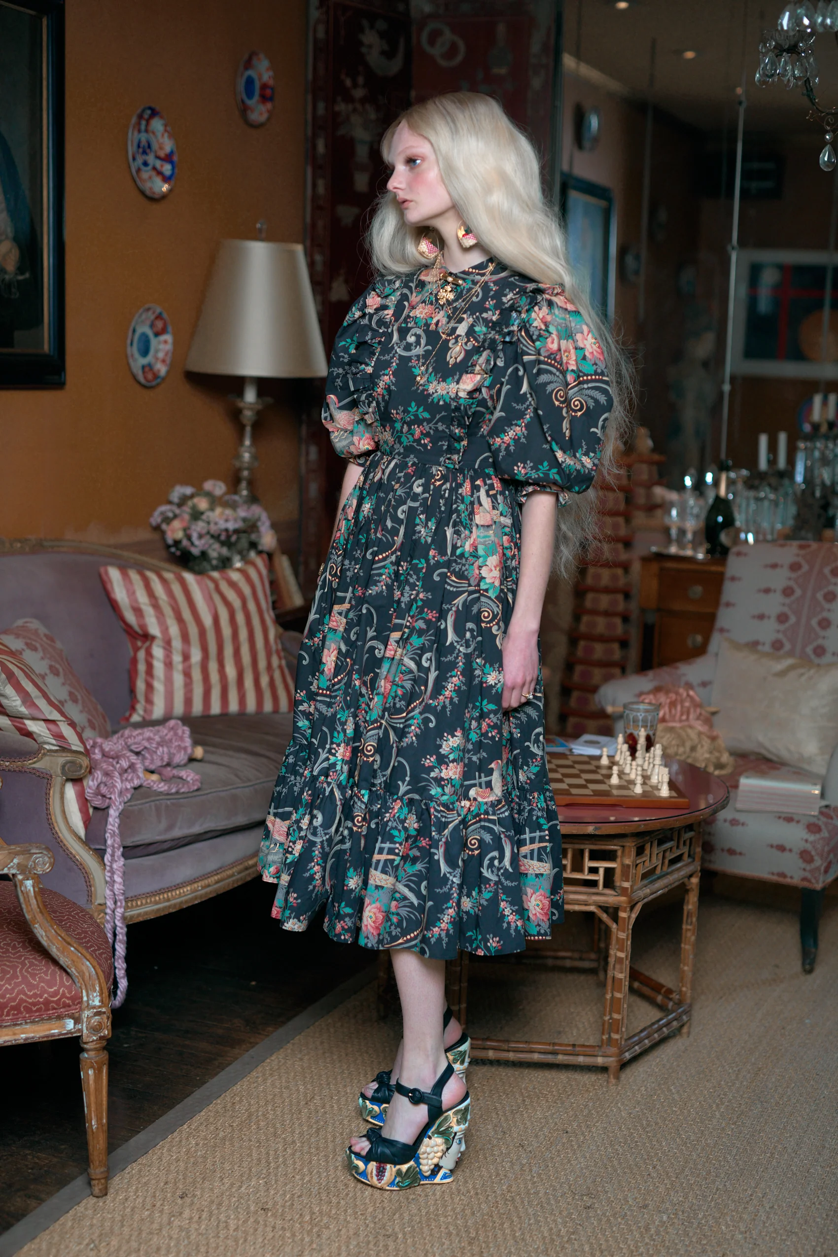The Night in Paris French Storybook Dress - Image 12