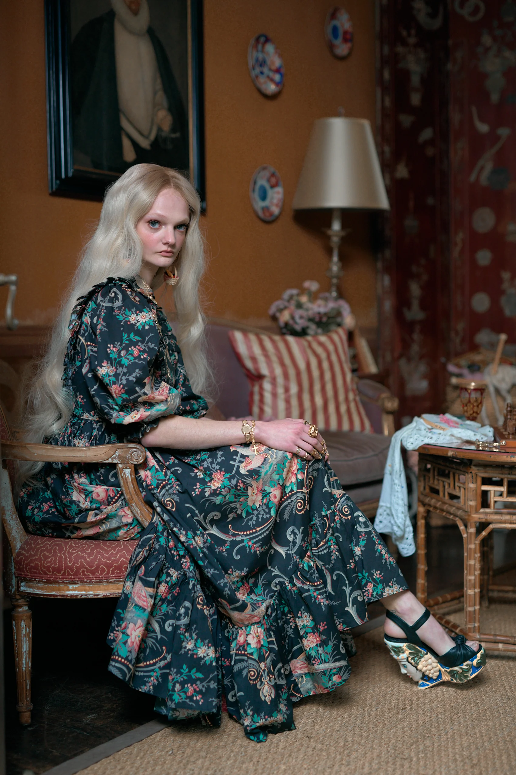 The Night in Paris French Storybook Dress - Image 8