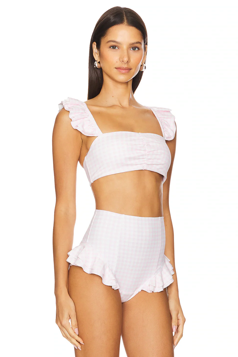 The Pink Gingham Ruffle Bikini Bottoms - Image 11