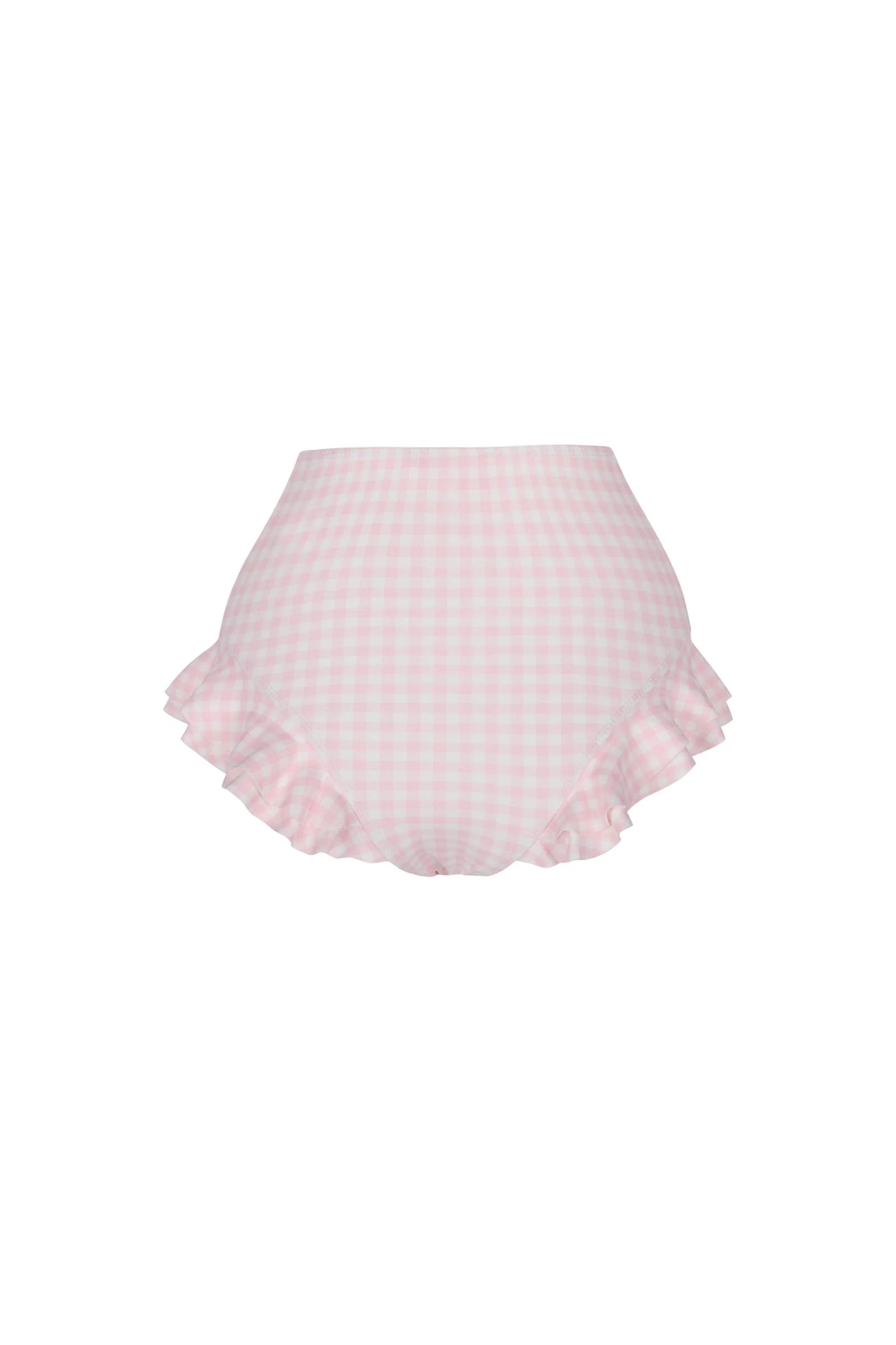 The Pink Gingham Ruffle Bikini Bottoms - Image 7