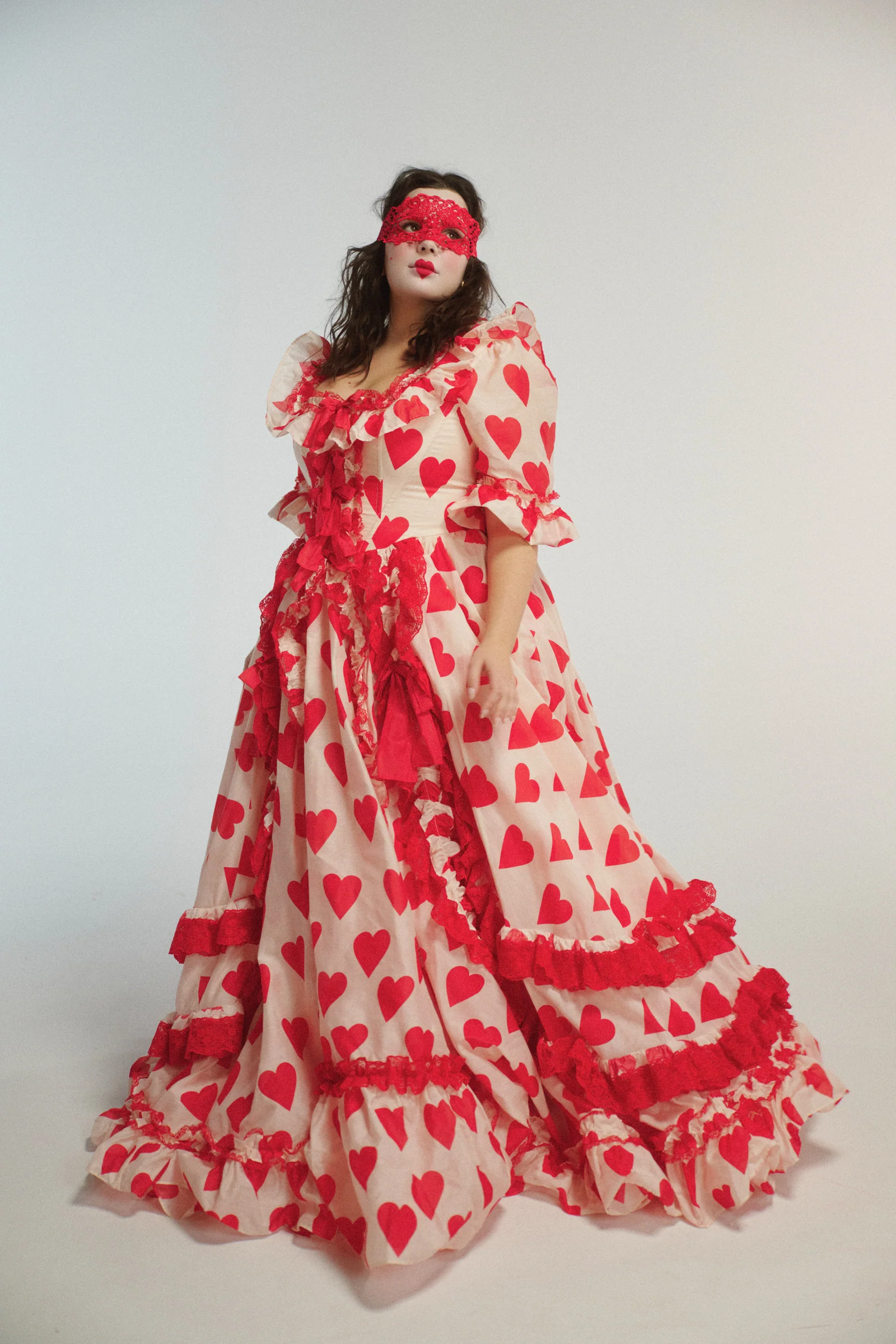 The Silk Organdy Queen Of Hearts Antoinette Gown - Image 10