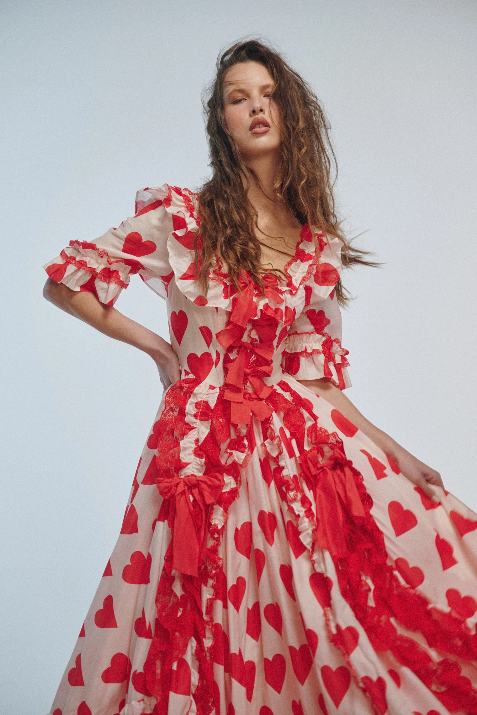 The Silk Organdy Queen Of Hearts Antoinette Gown - Image 4