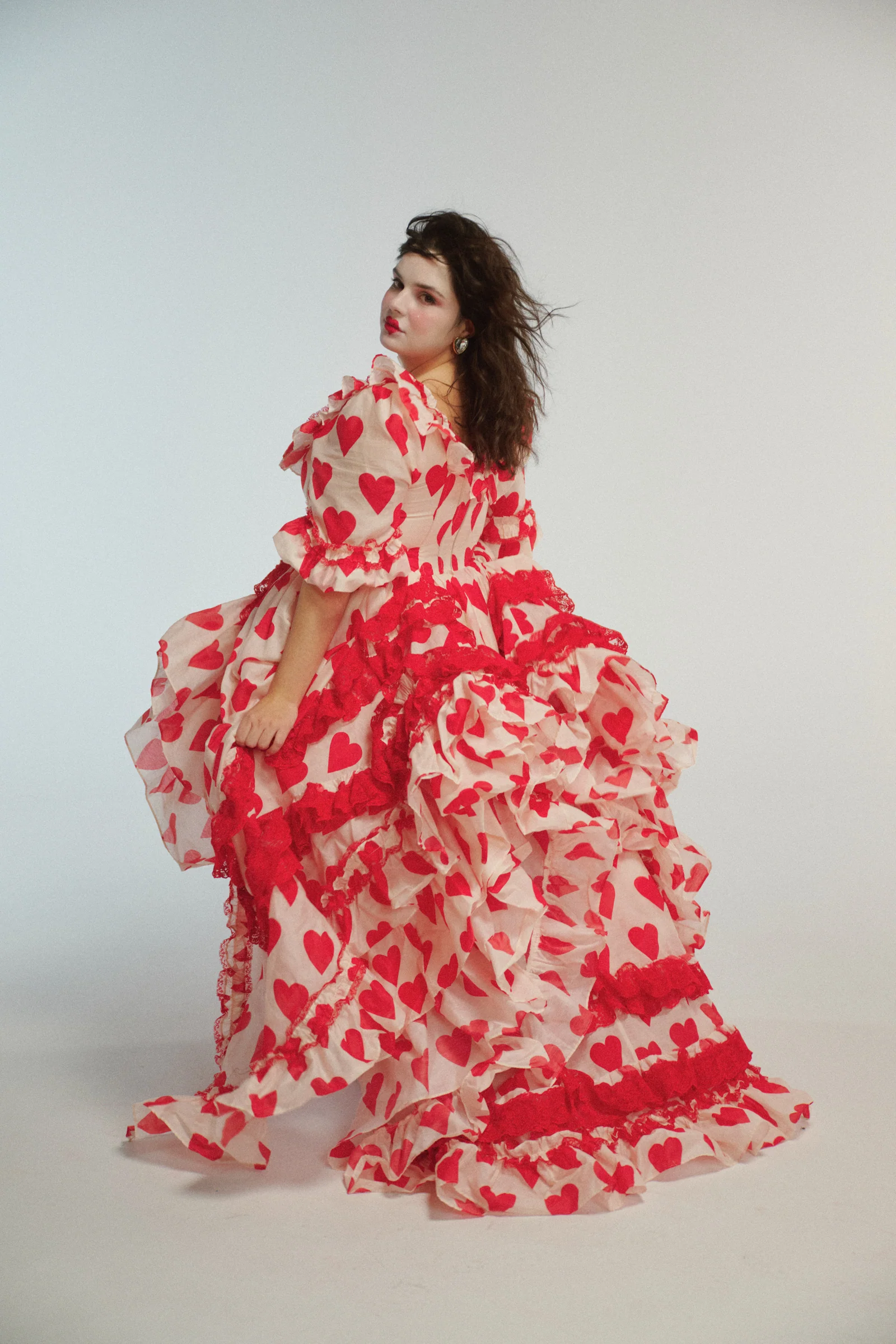 The Silk Organdy Queen Of Hearts Antoinette Gown - Image 7