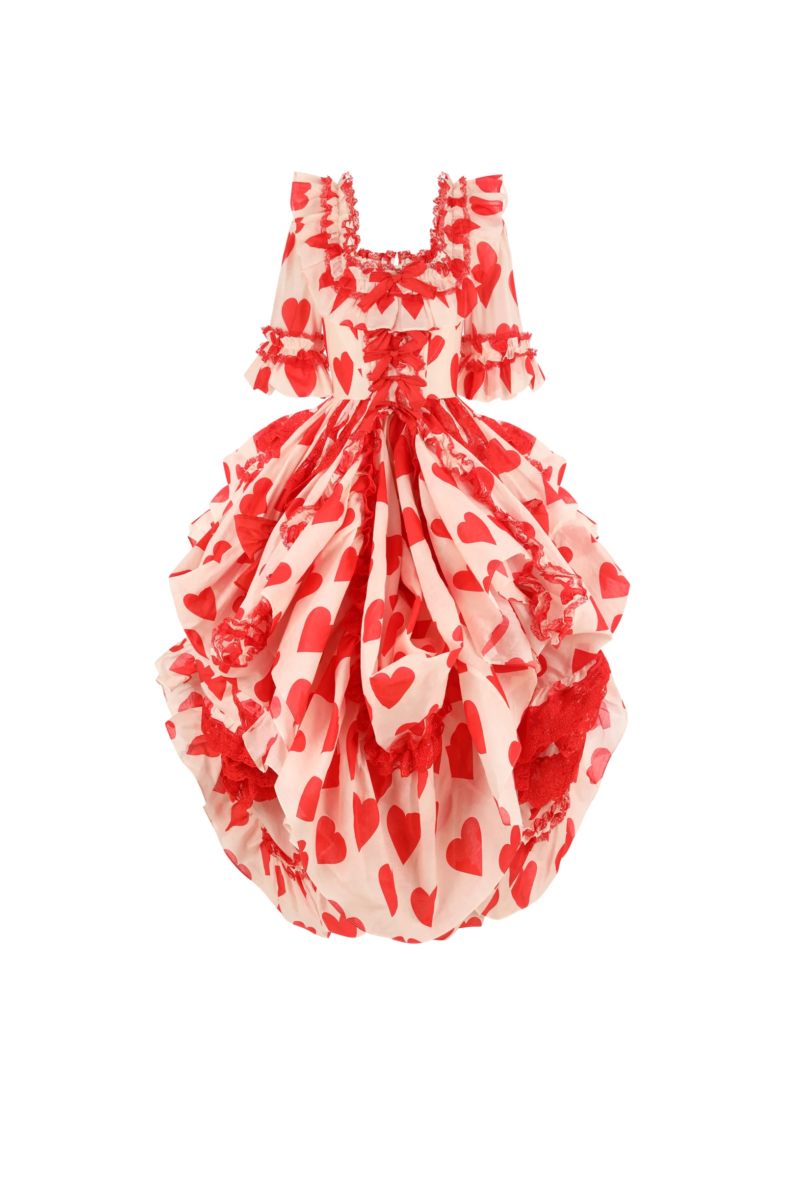 The Silk Organdy Queen Of Hearts Antoinette Gown - Image 9