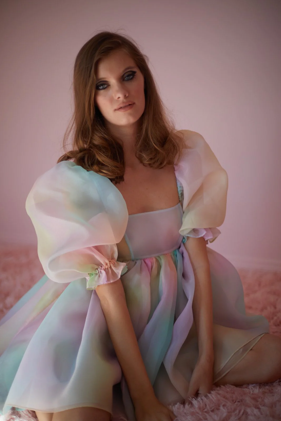 The Rainbow Puff Dress - Image 16