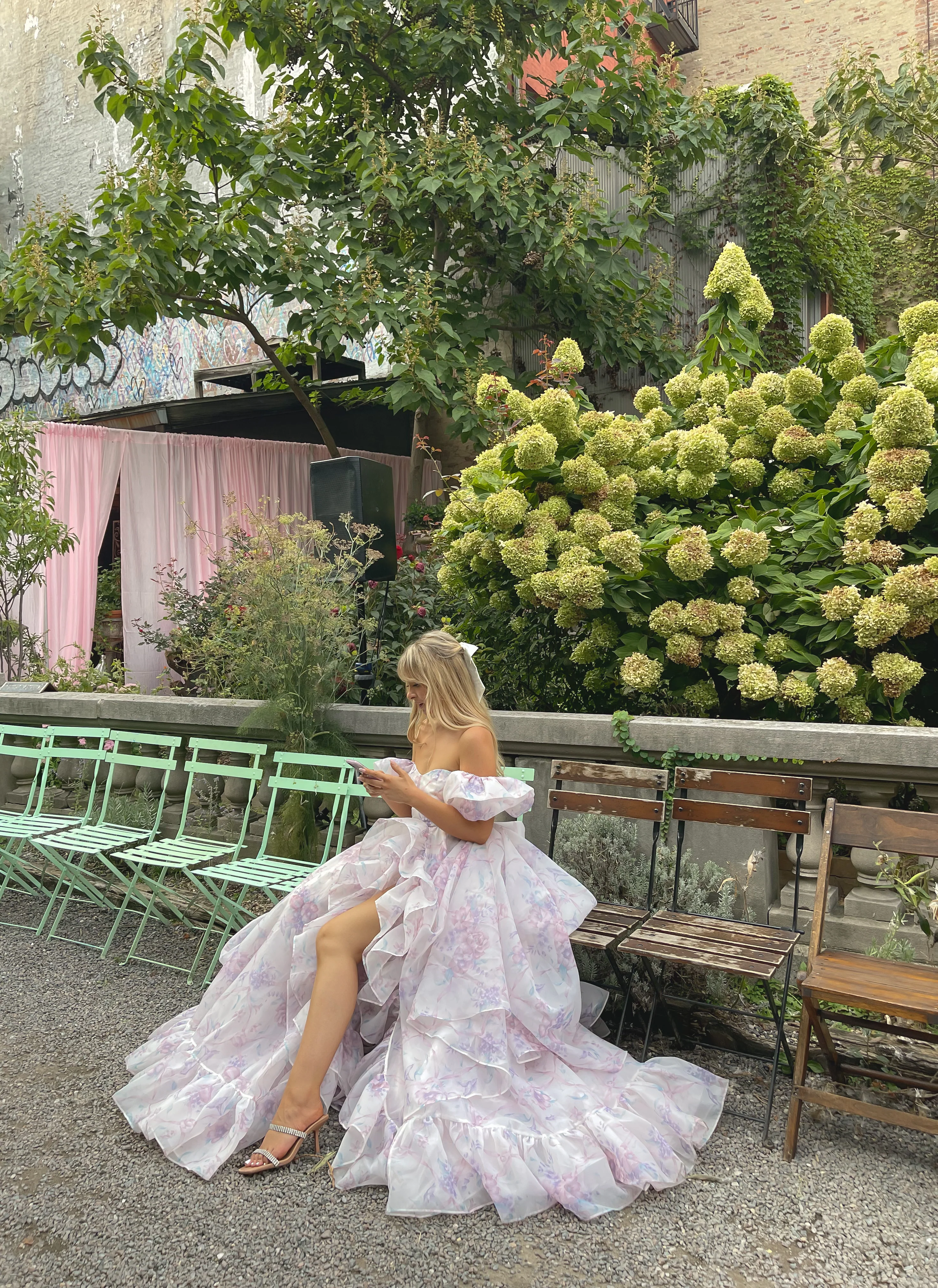 The Ribbon Dancer in Bloom Bridal Gown - Image 3