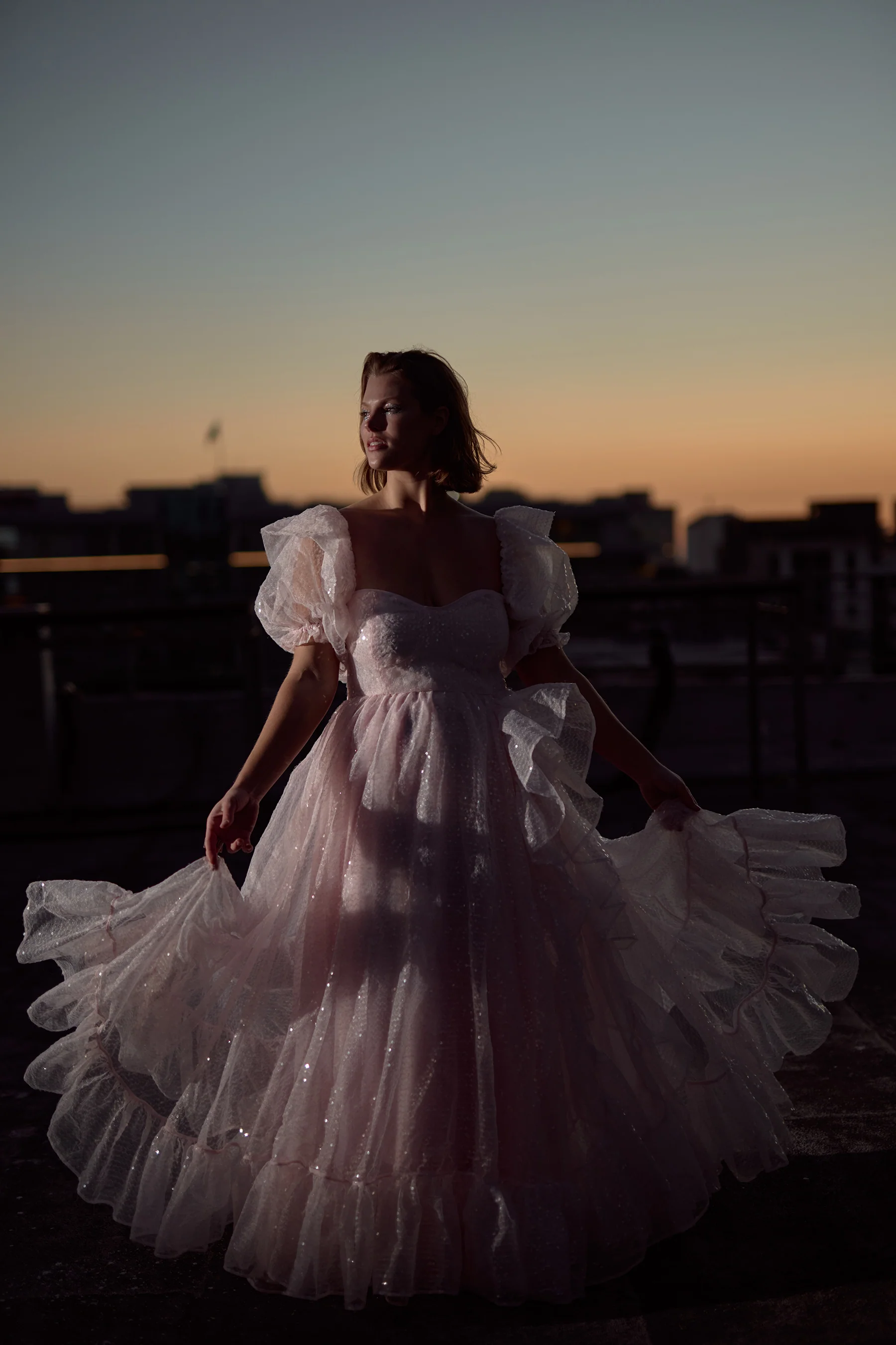 The Sparkling Rose Bloom Gown - Image 10