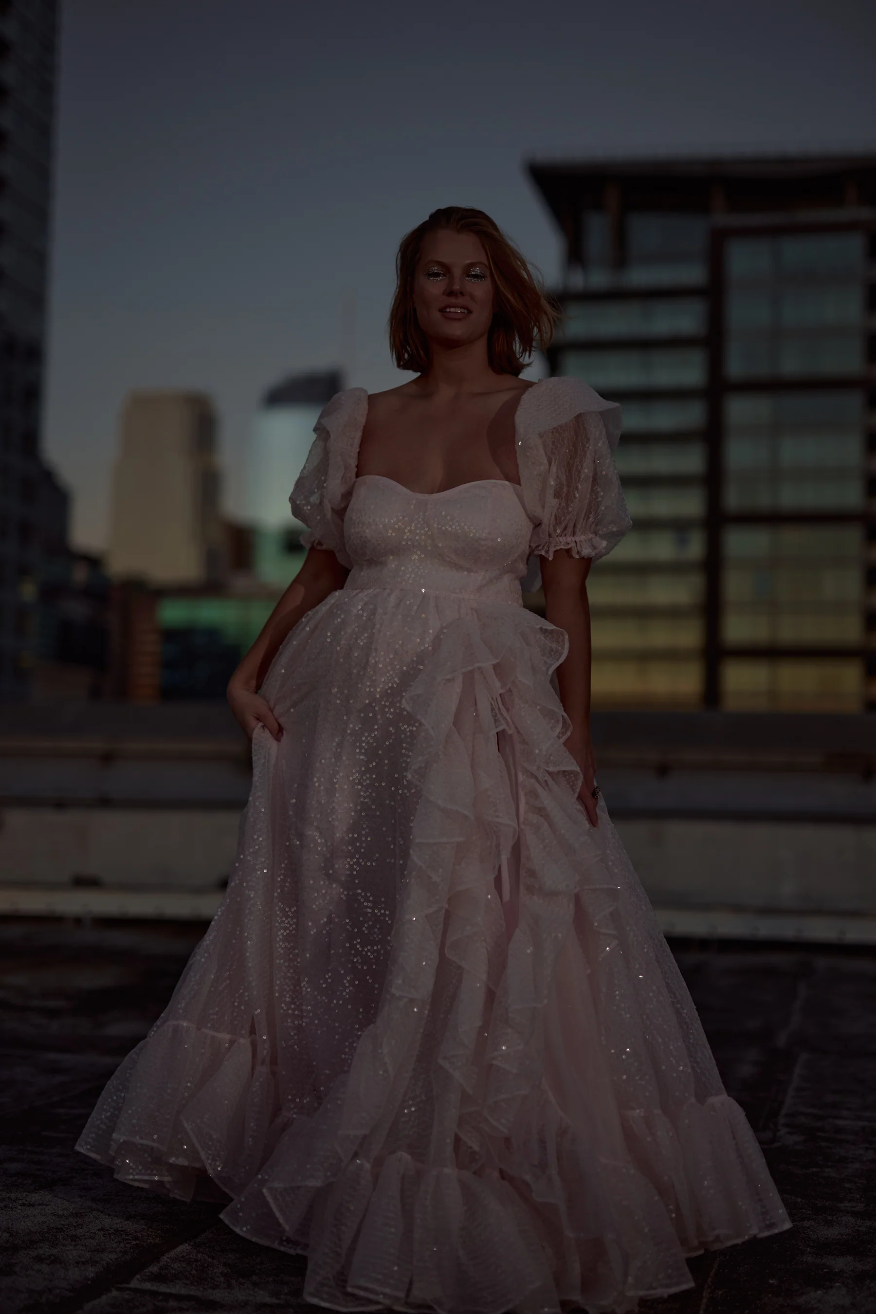 The Sparkling Rose Bloom Gown - Image 12