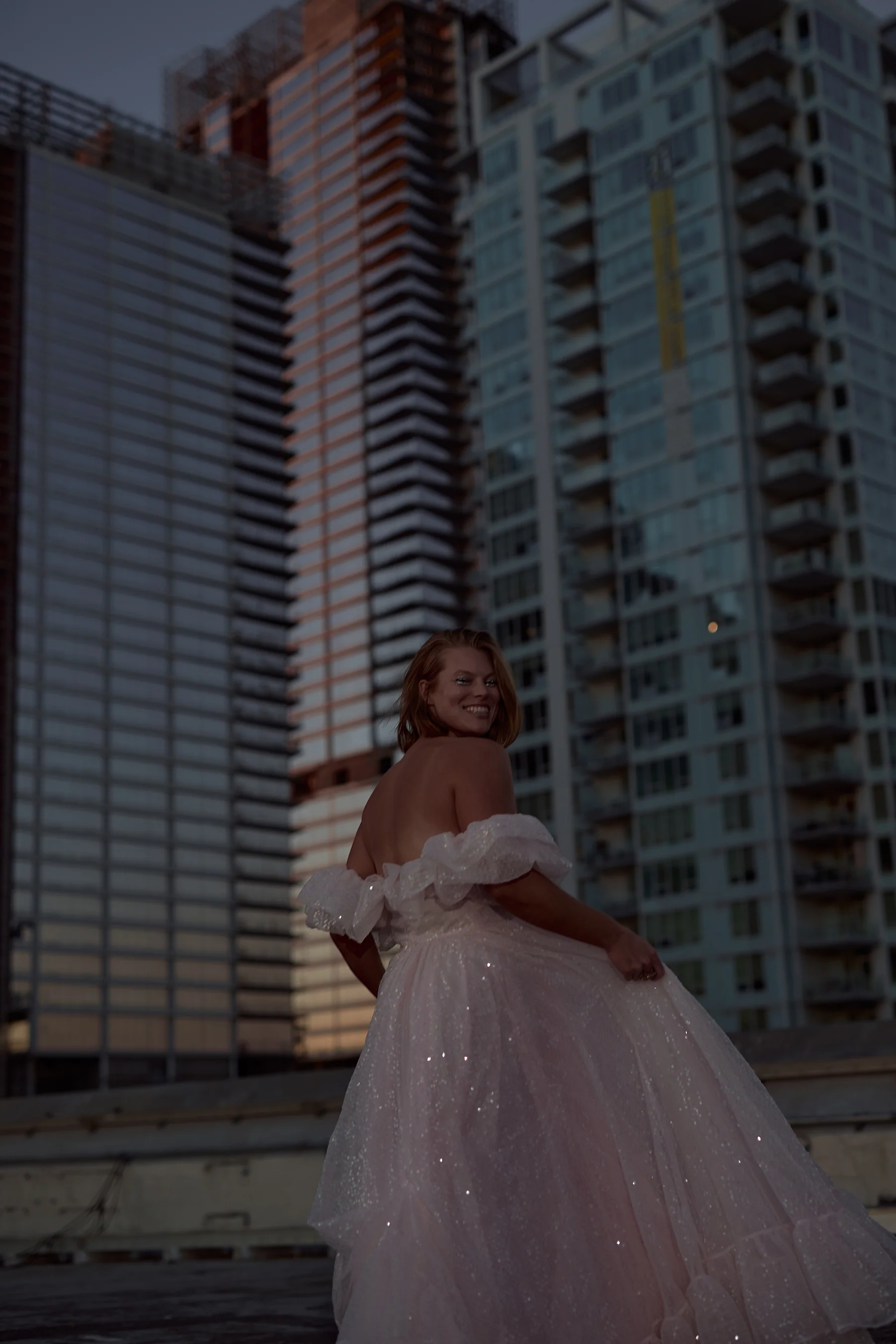 The Sparkling Rose Bloom Gown - Image 20