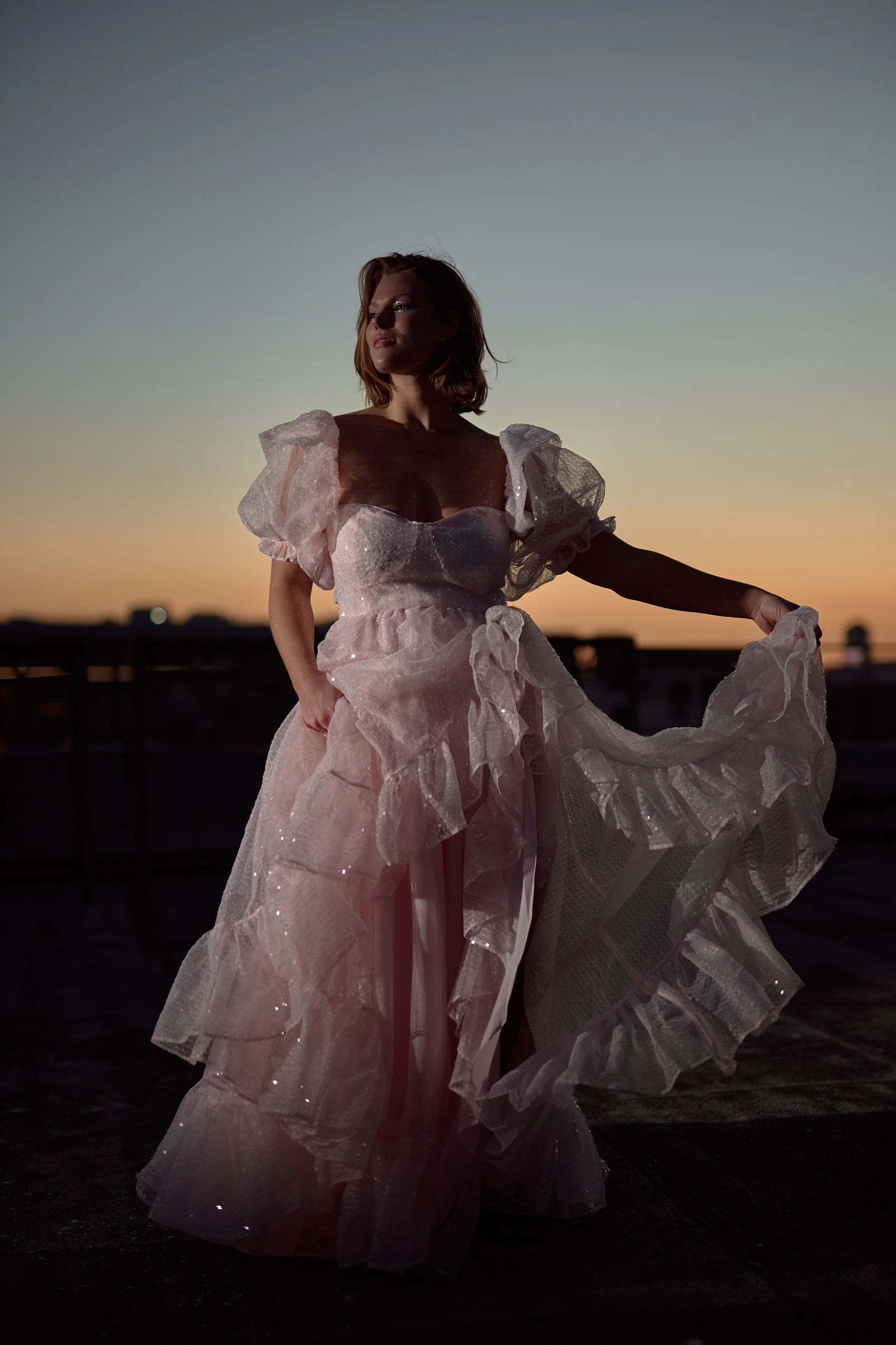 The Sparkling Rose Bloom Gown - Image 24
