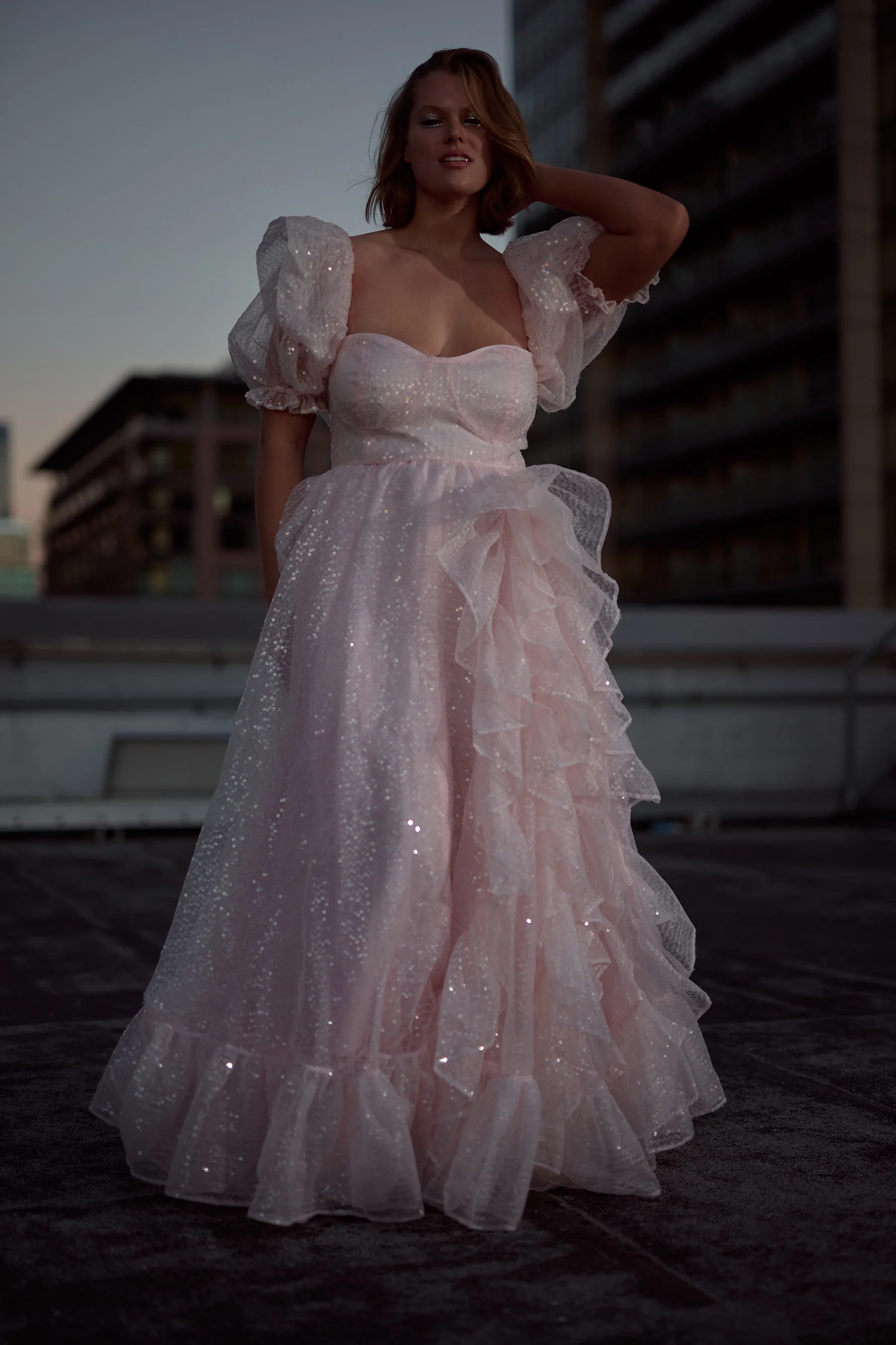 The Sparkling Rose Bloom Gown - Image 25
