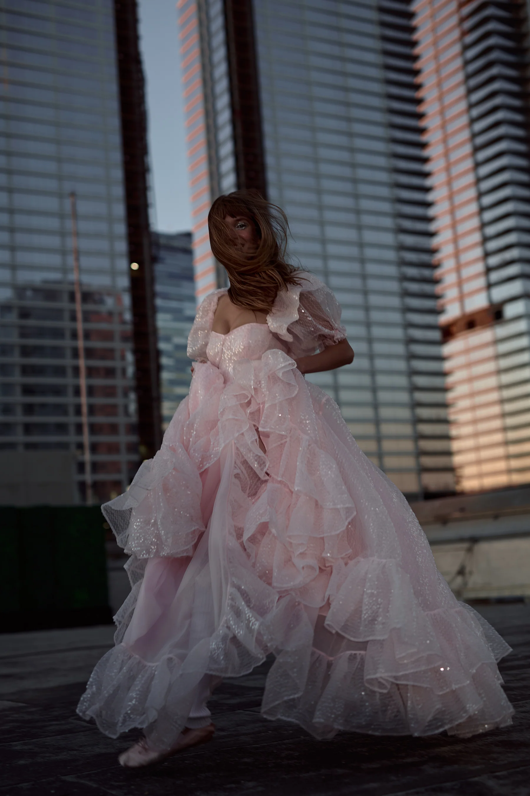 The Sparkling Rose Bloom Gown - Image 8