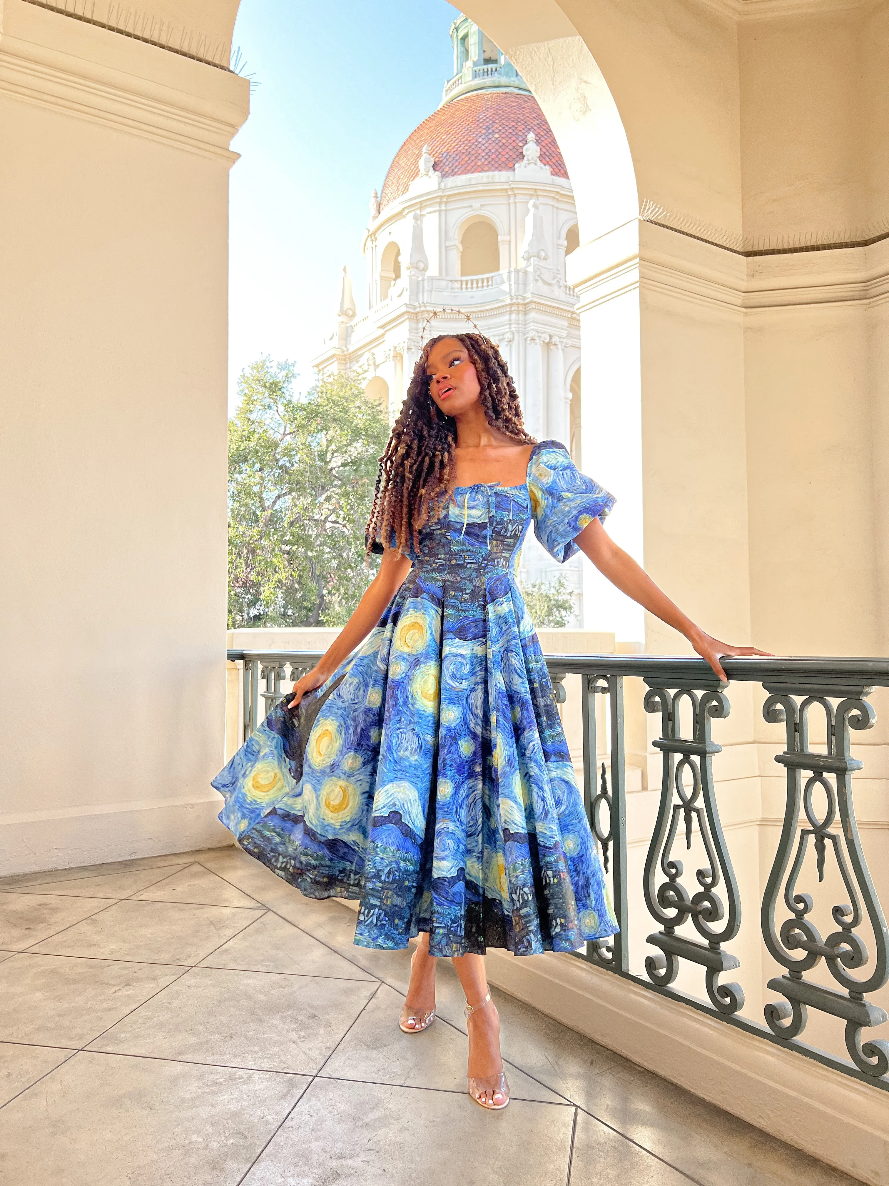 The Starry Night Day Dress - Image 11