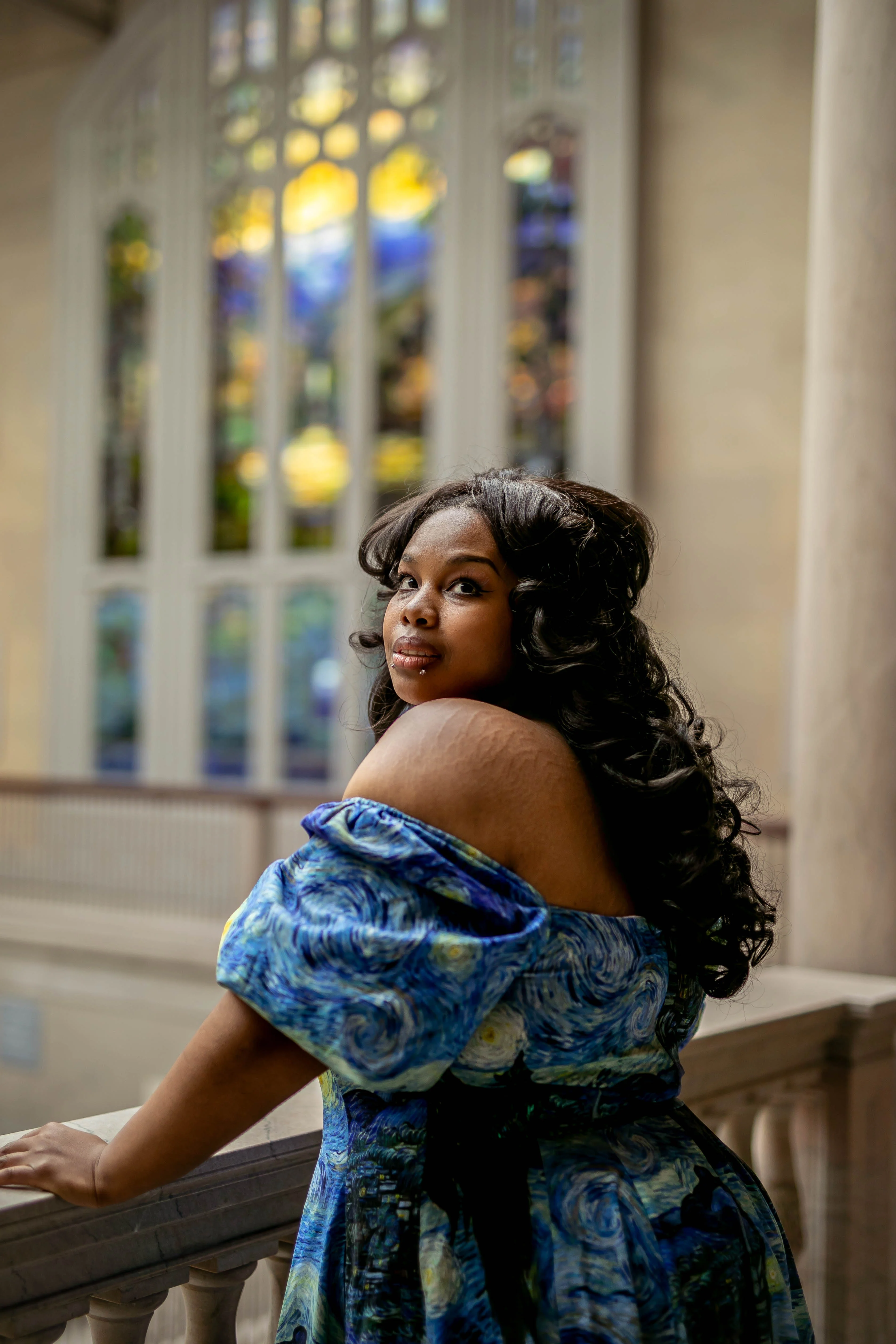 The Starry Night Day Dress - Image 16