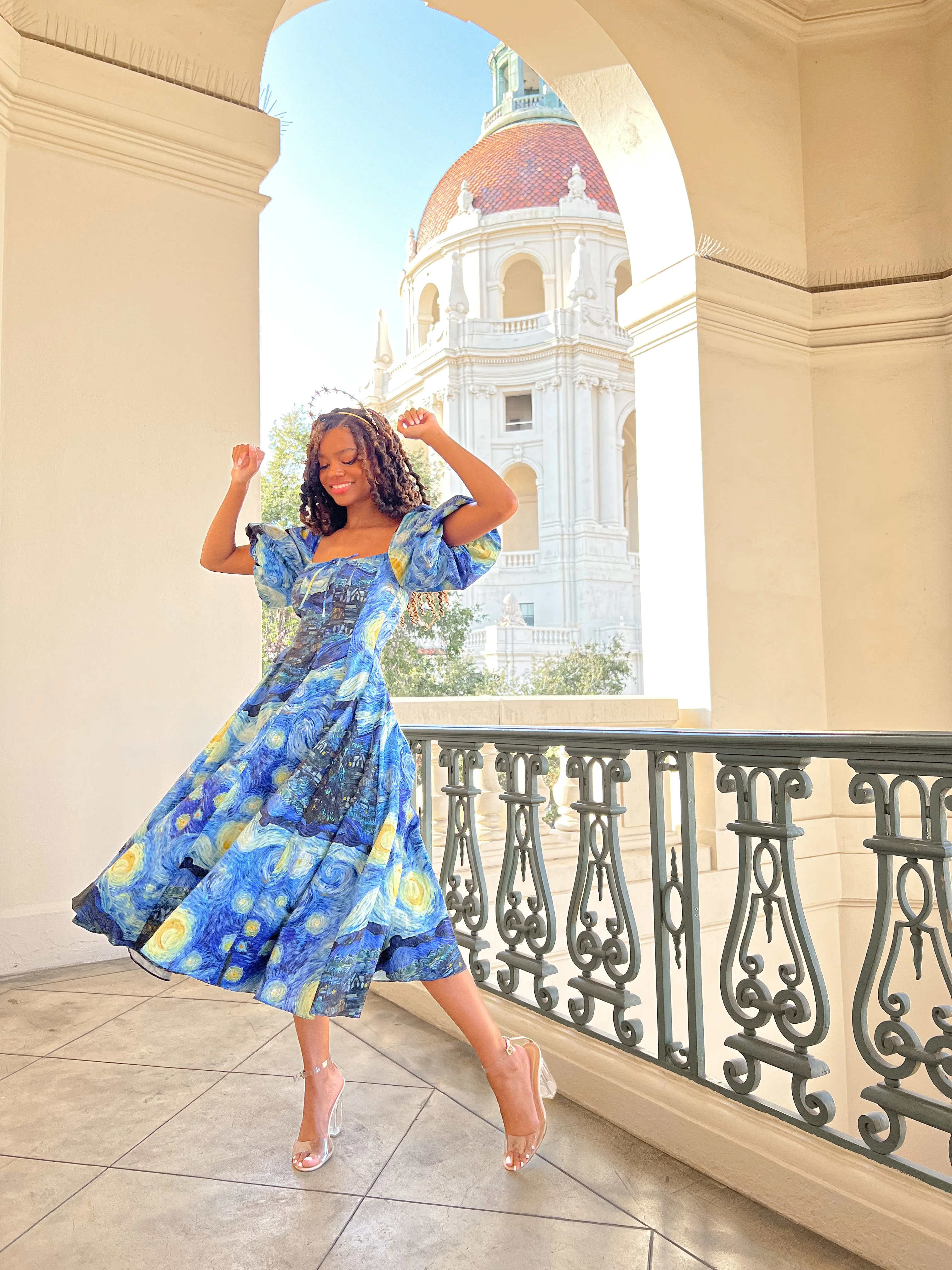 The Starry Night Day Dress - Image 6