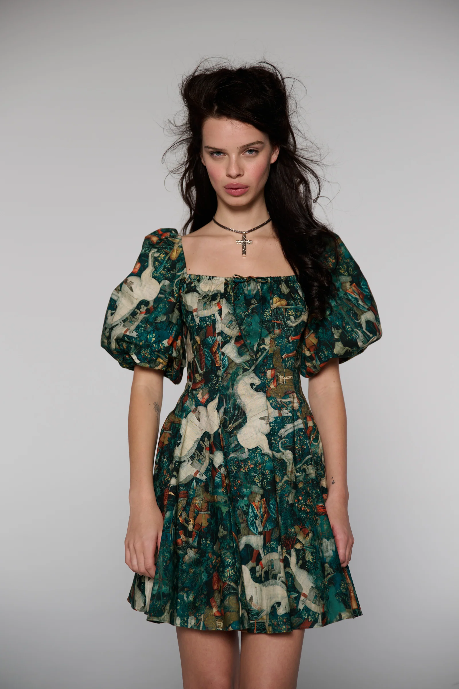 The Unicorn Defends Himself Mini Day Dress - Image 7