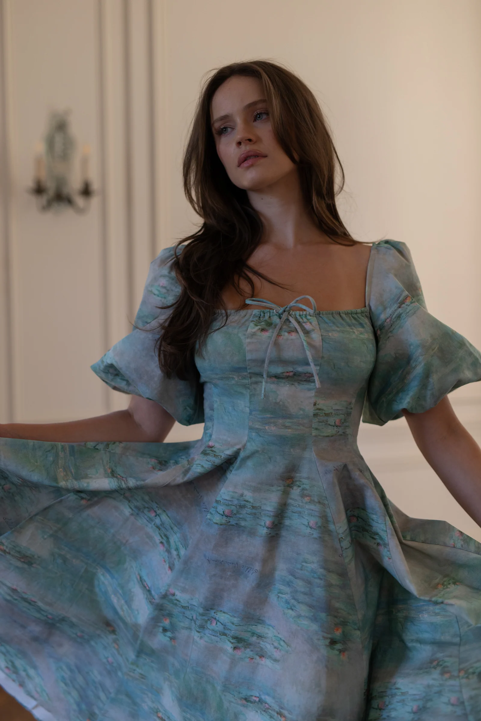 The Water Lilies Day Dress - Image 5